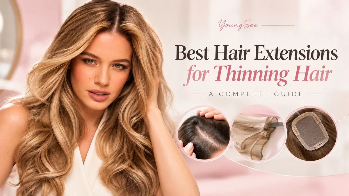 Hair Thinning by Area: Which Hair Extensions or Topper Should You Choose?