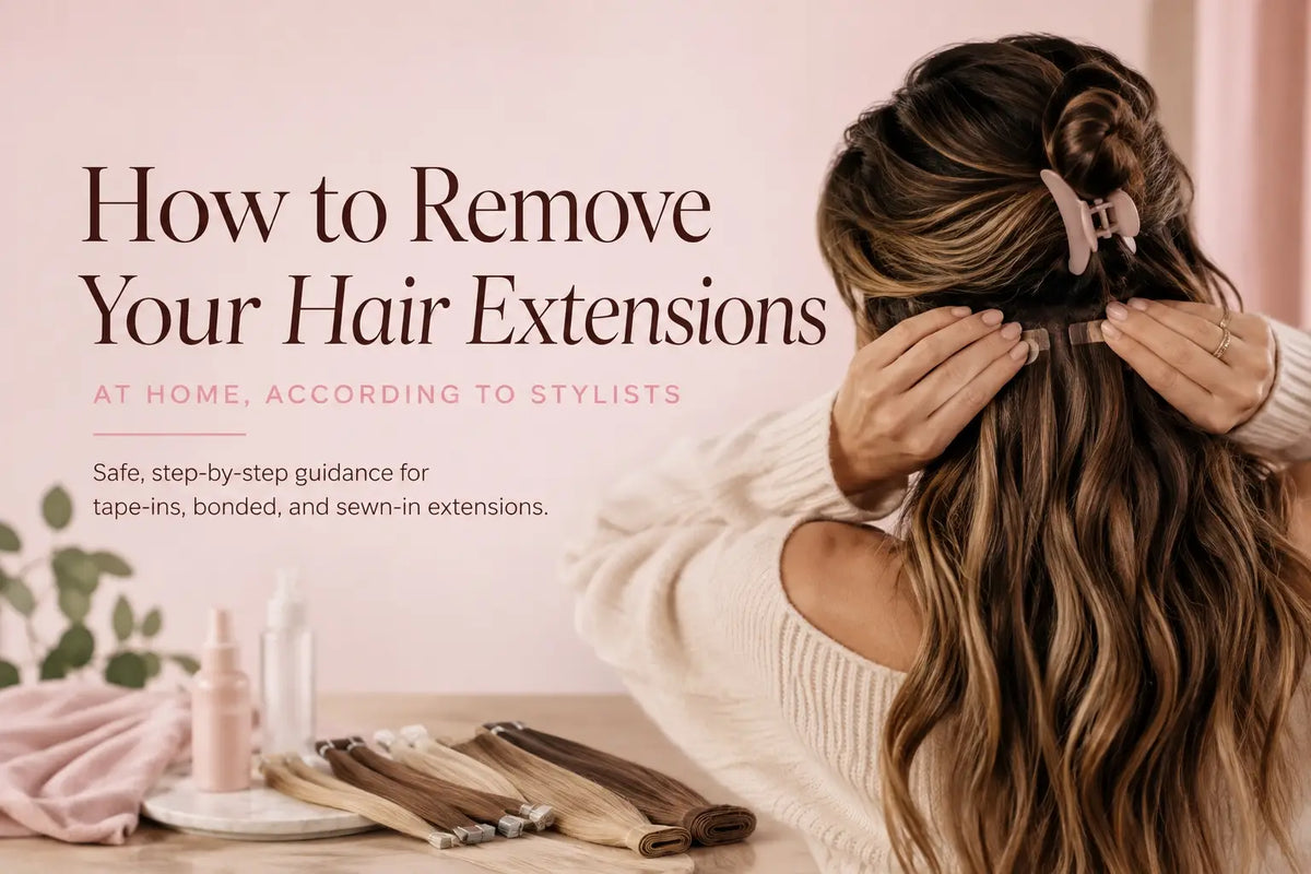 How to Remove Your Hair Extensions At Home, According to Stylists?