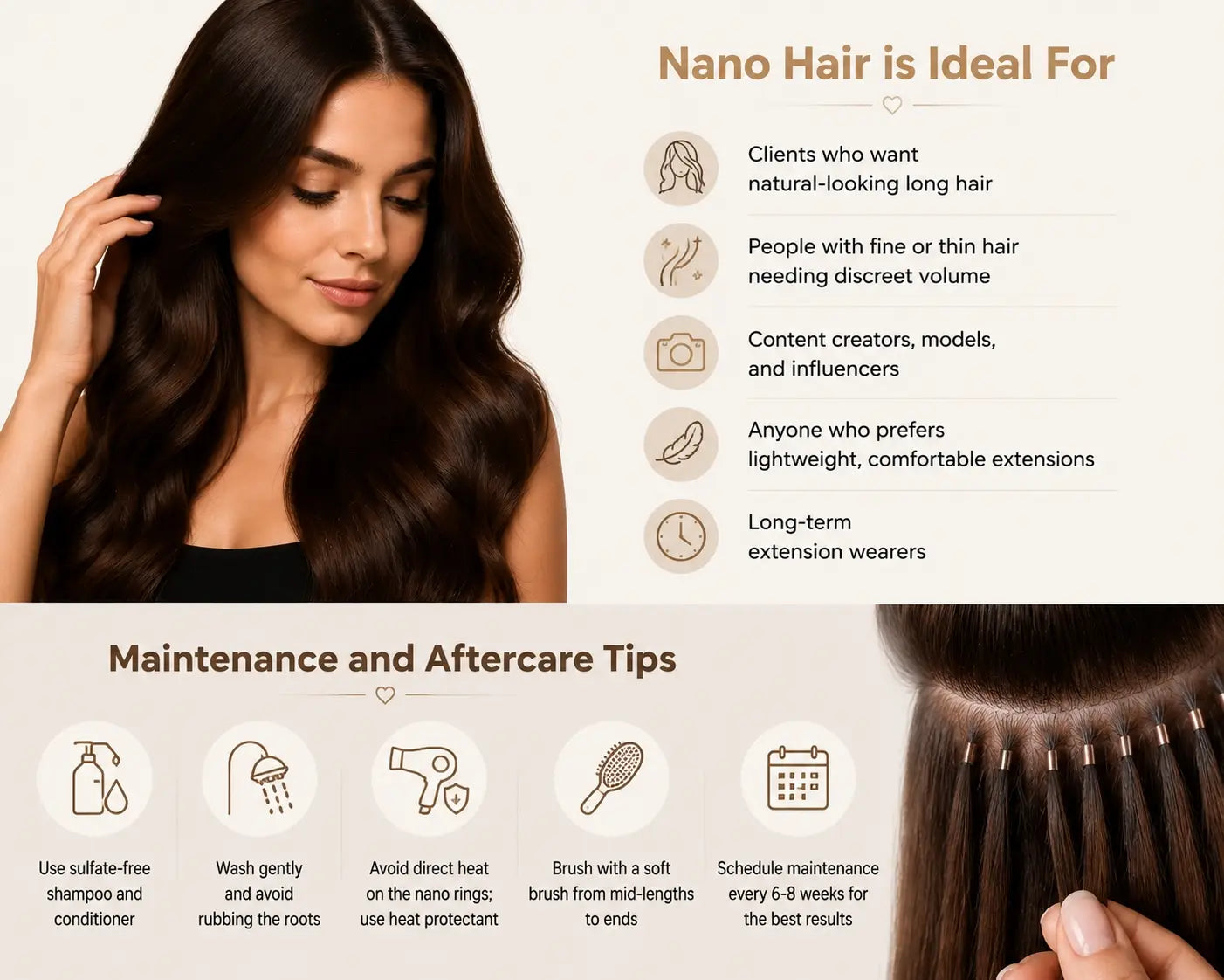 Nano Hair Extensions: The Most Invisible and Lightweight Hair Extension Method Explained