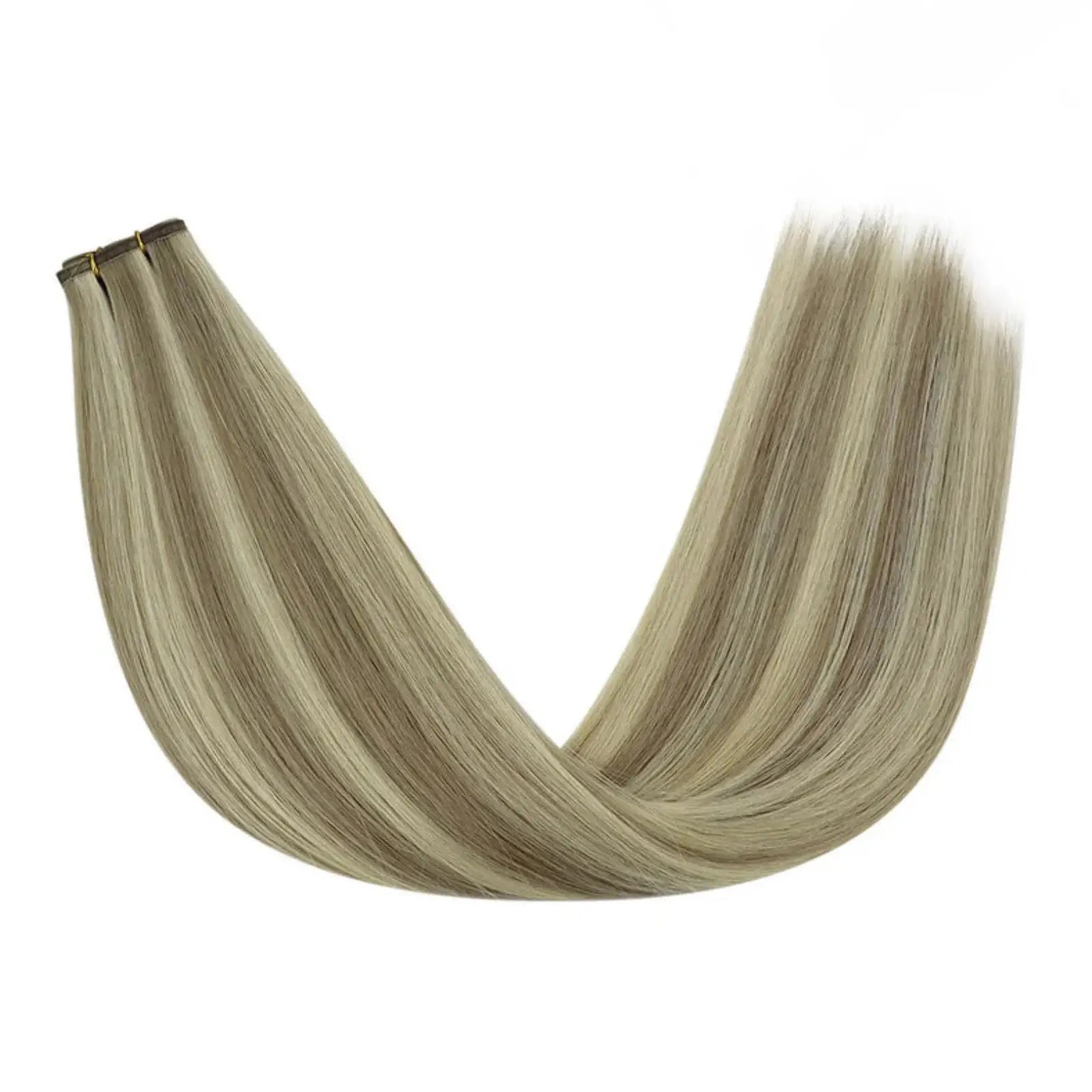 invisible weft hair extensions 100% real human hair