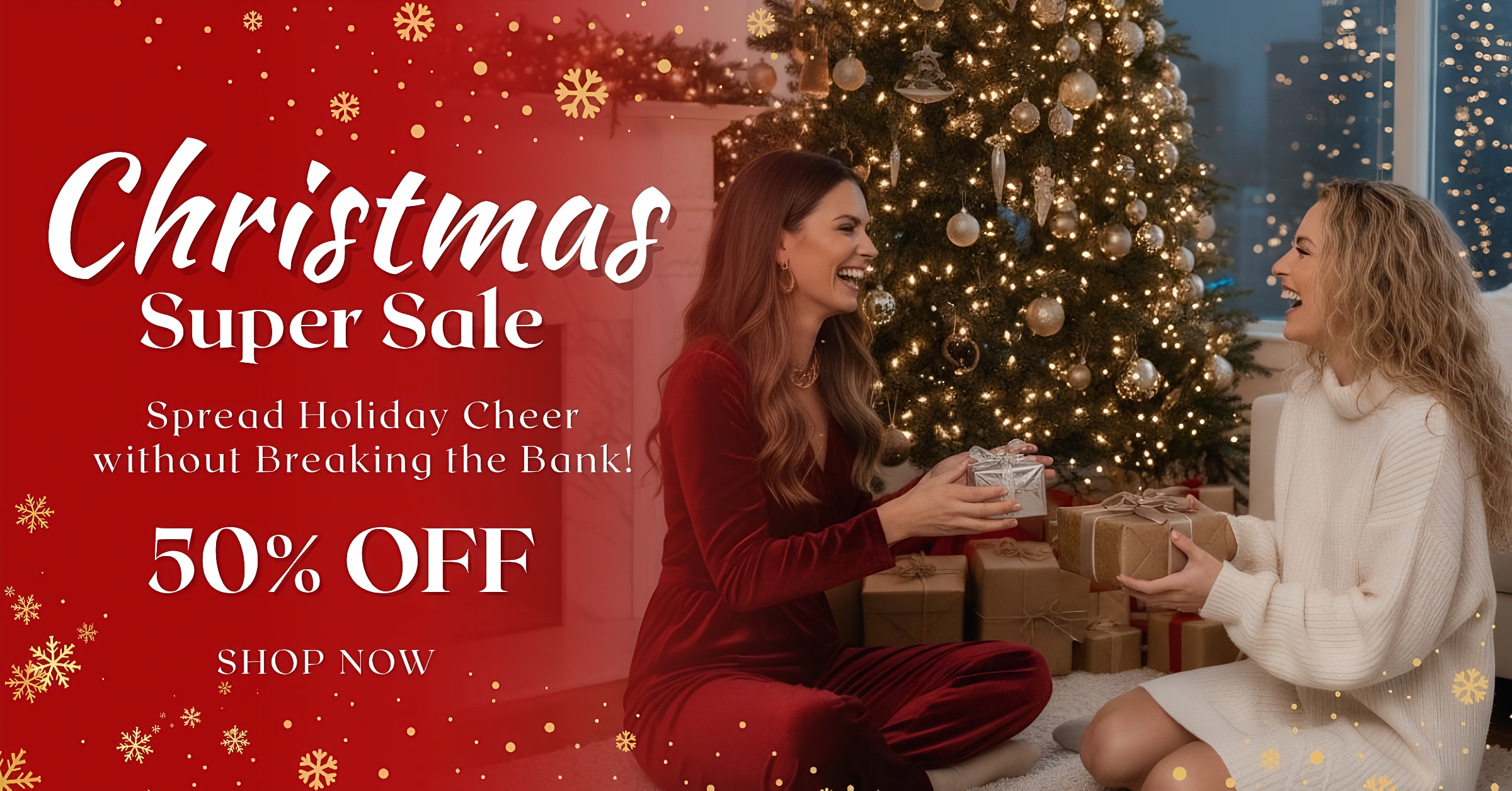 50% off christmas hair sale
