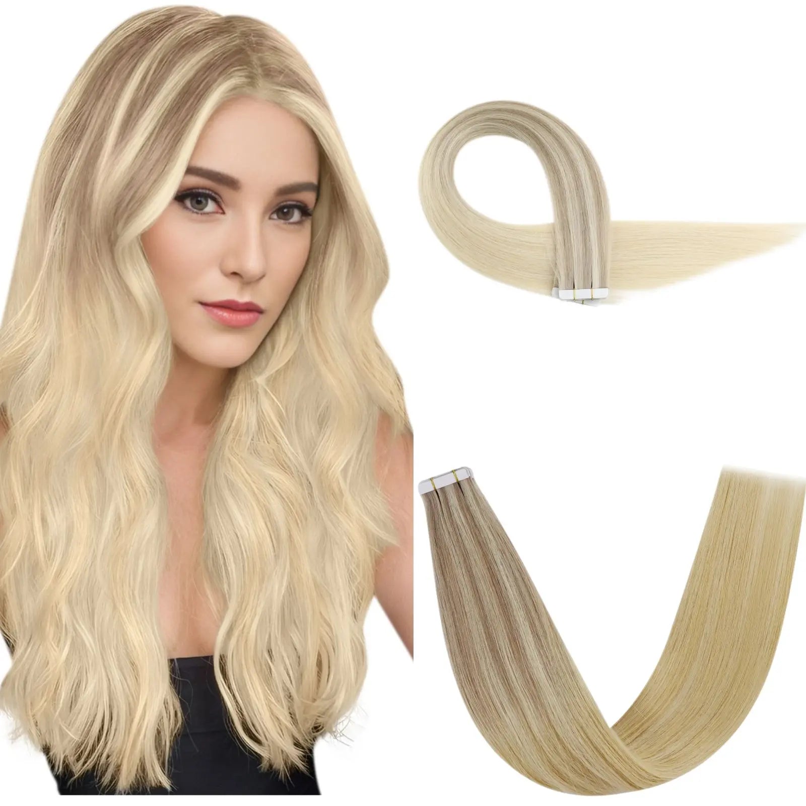 Balayage Dirty Blonde tape ins