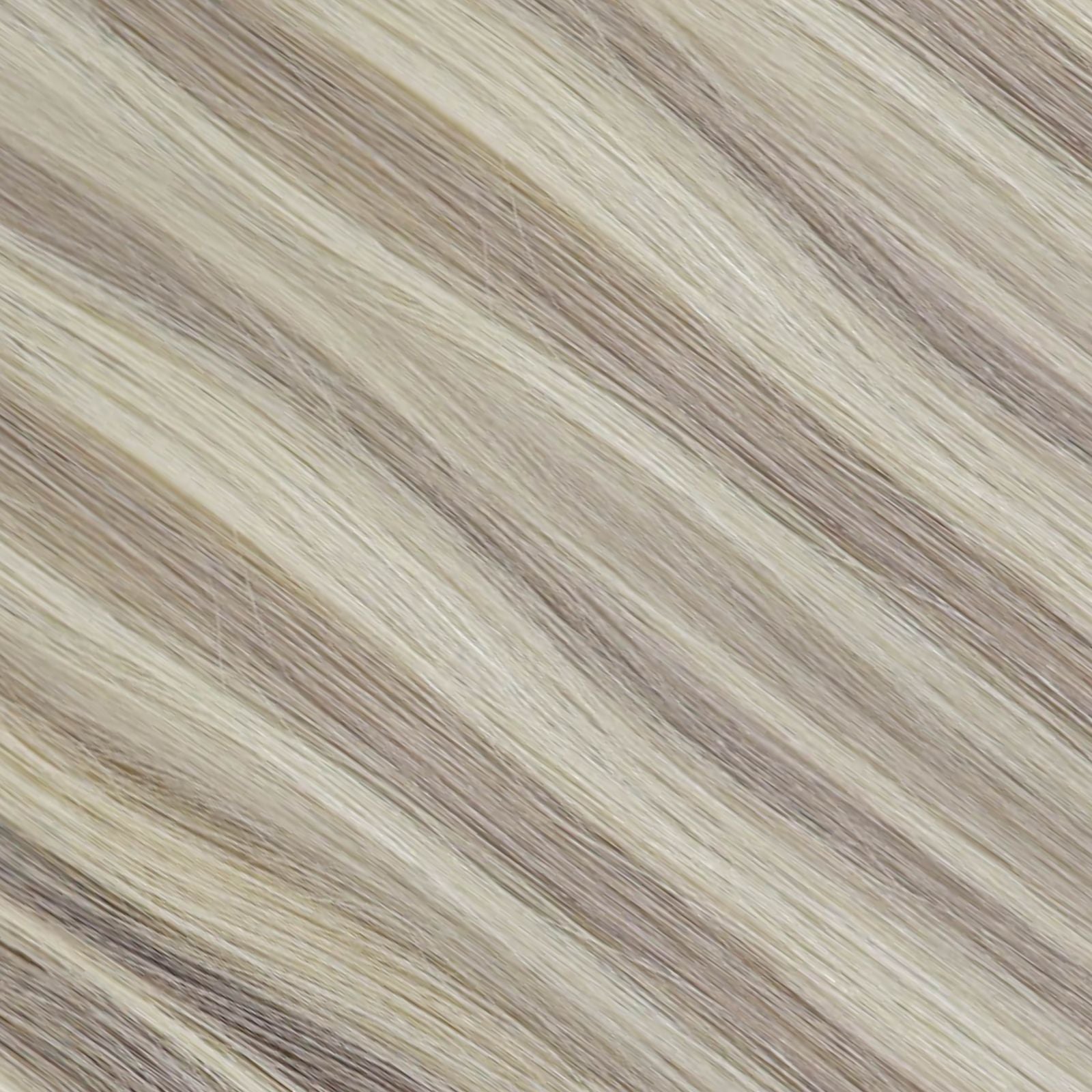 Butterfly Weft Extensions Virgin Human Hair Natural Blonde Highlight