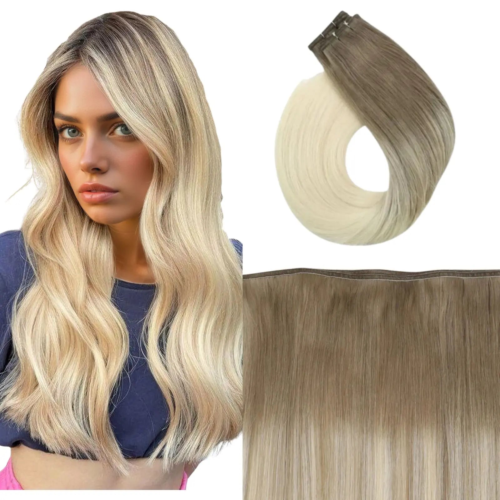 soft human hair bundles for thin hair