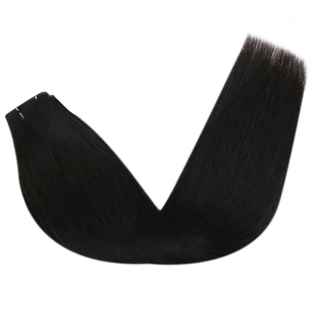 genius weft human hair extensions black hair