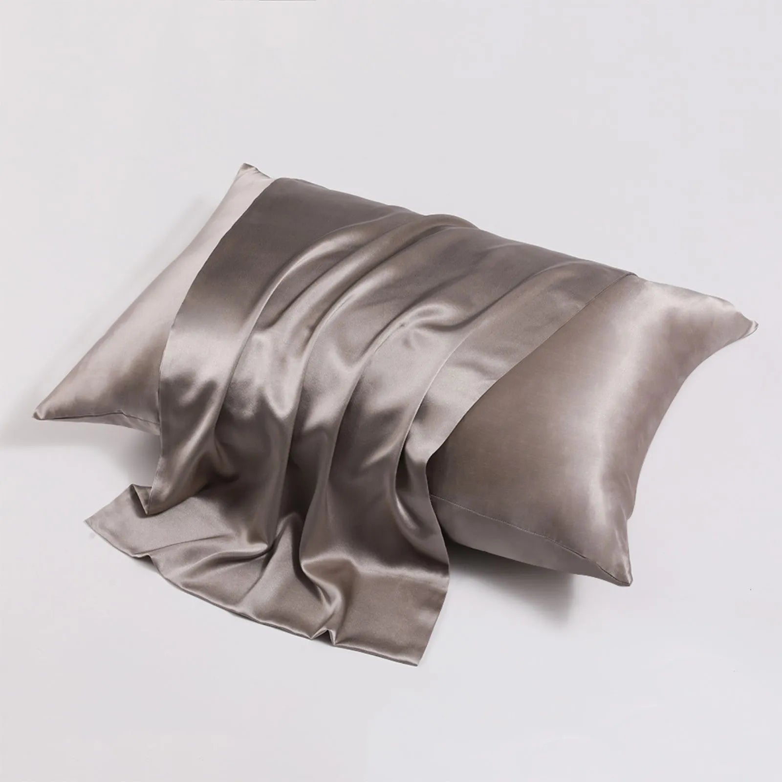 Double-Sided Zipper Style Silk Pillowcase