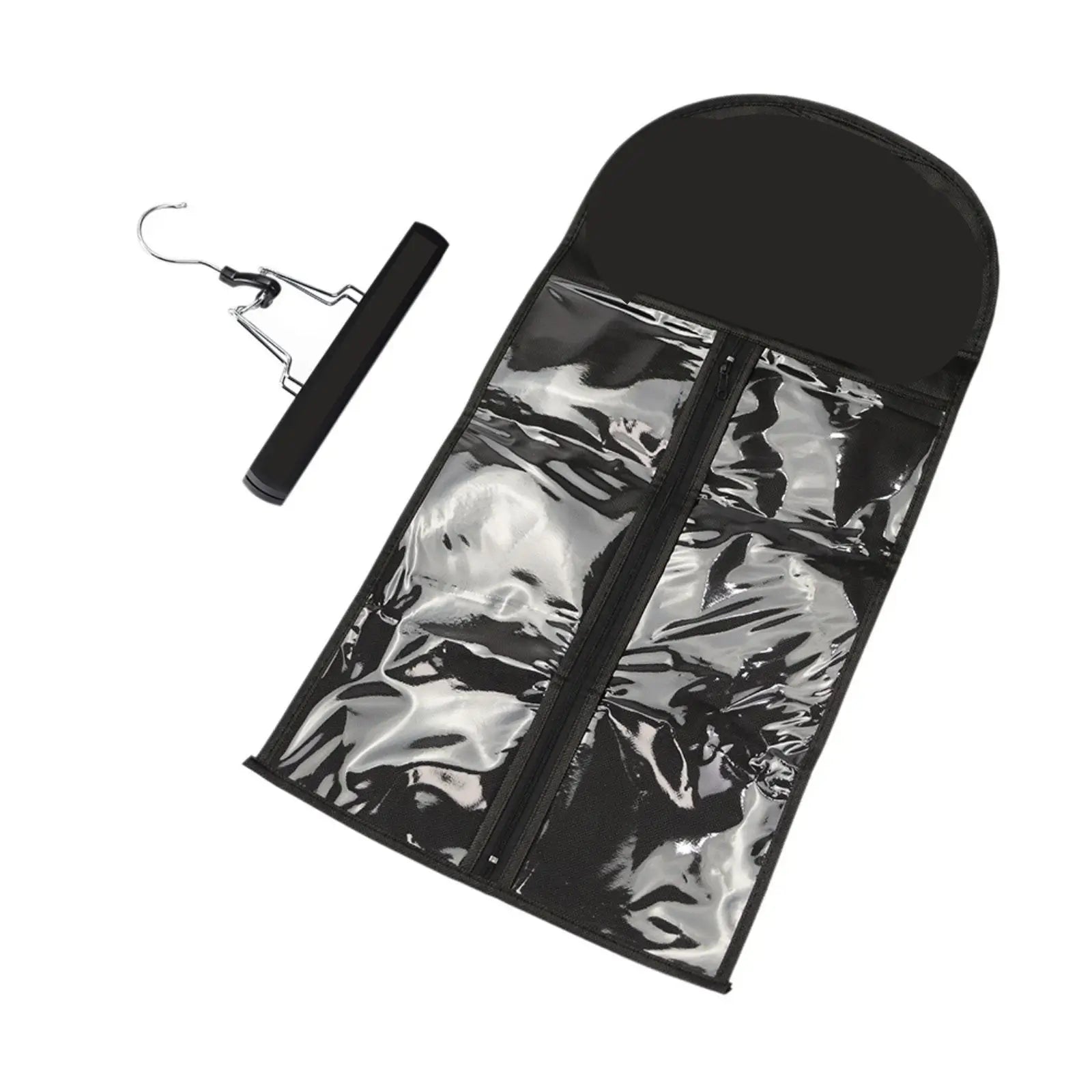 HairExtensionsHangerwithStorageBagHairpiecesStorageHolder