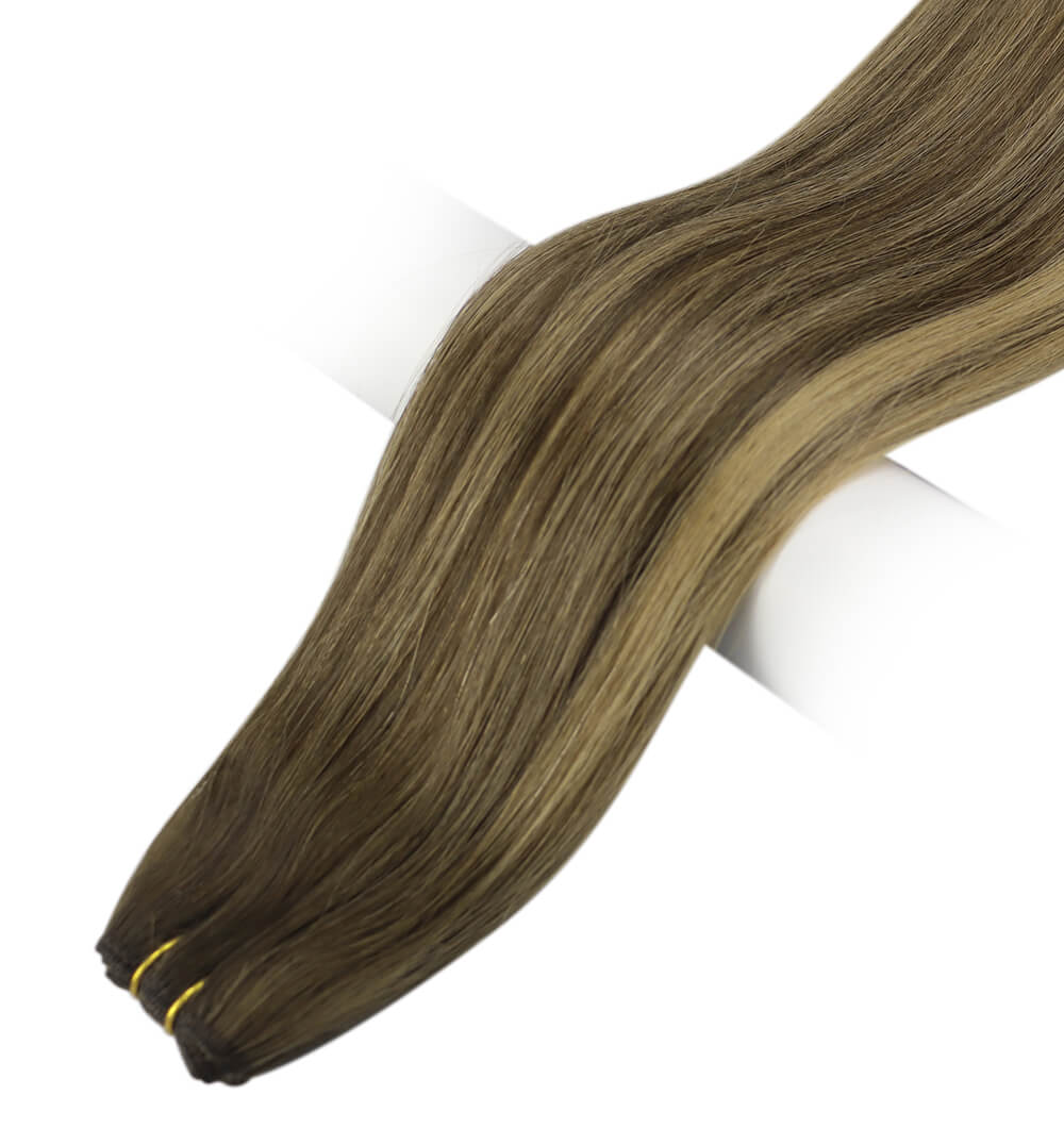 Balayage Brown Virgin Human Hair Bundles