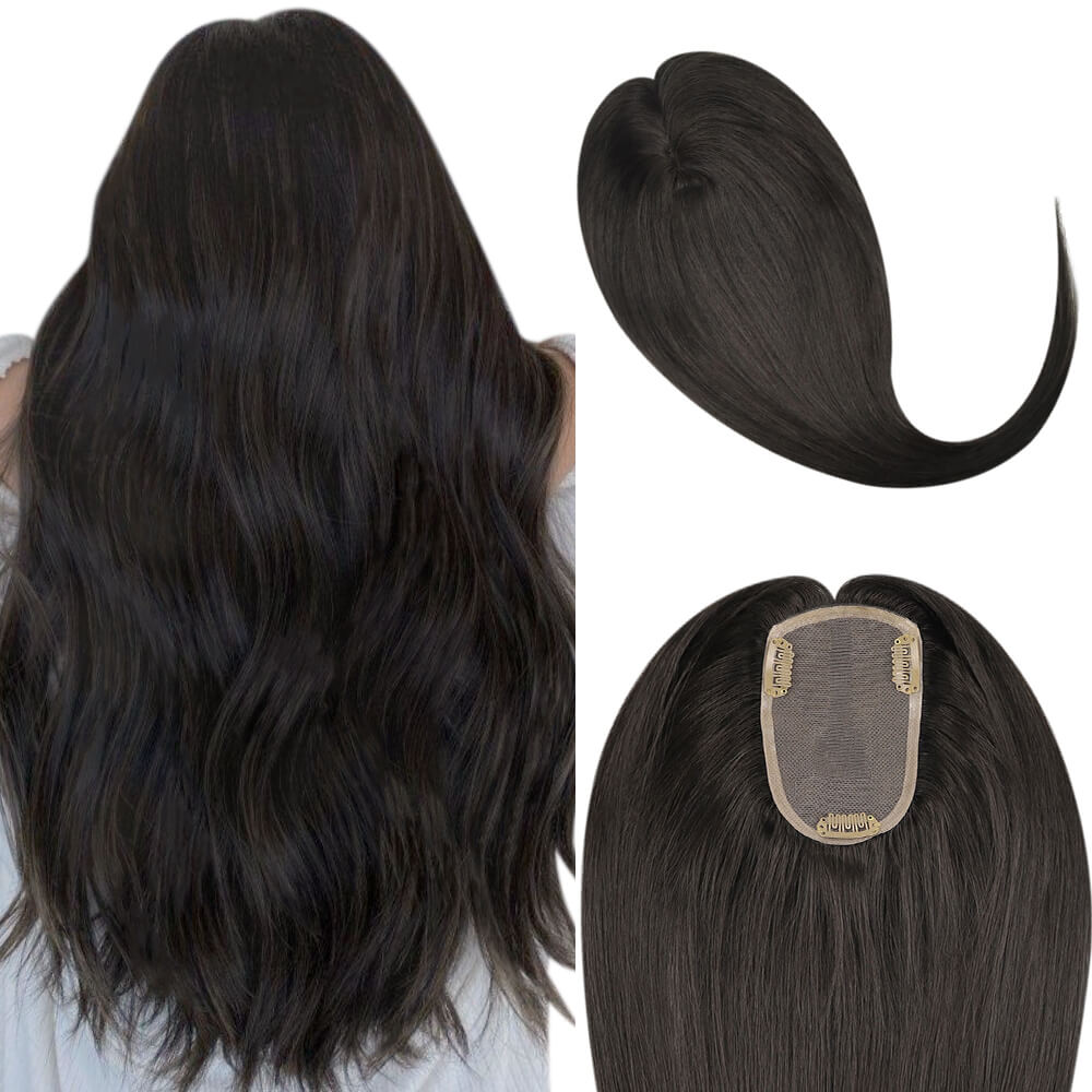 Hair Pieces 100% Human Hair Black
