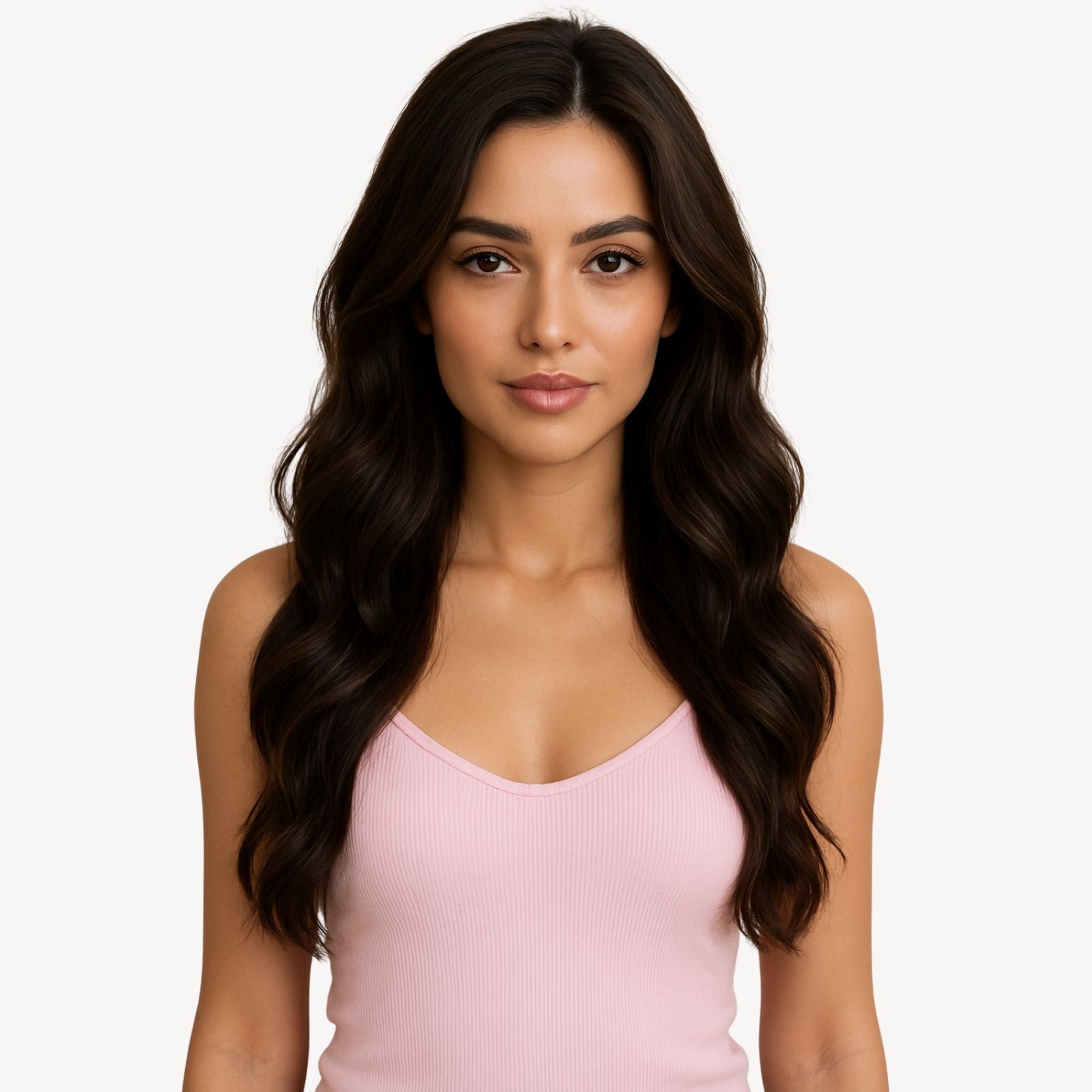 Injected_Seamless_Clip_On_Hair_Invisible_PU_Clip_Ins_dark_brown