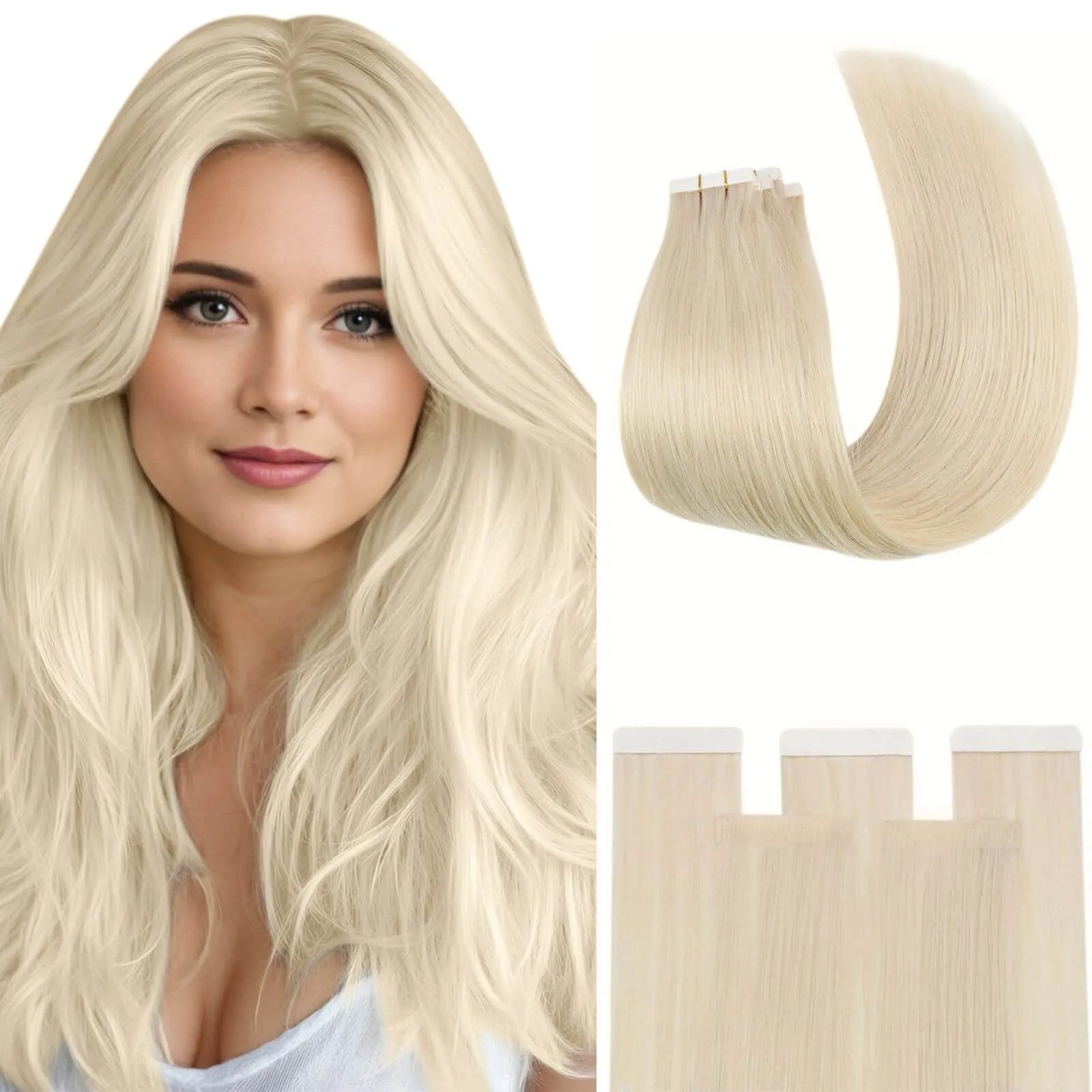 InjectionTapeinHumanHairExtensions