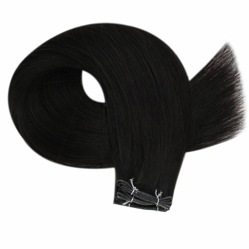 best human hair bundles seamless weft hair