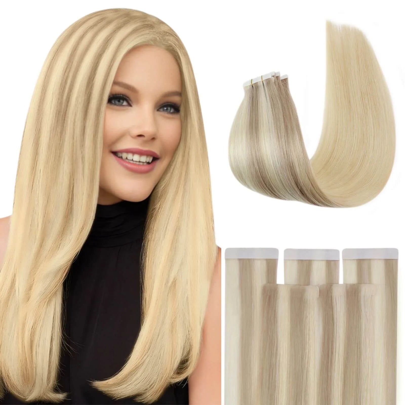 InjectionTapeinHairExtensionsInvisibleTapeinsBalayageBlonde_Nordic