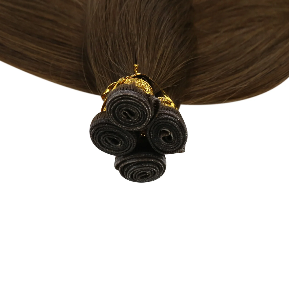 virgin genius weft human hair bundles light brown