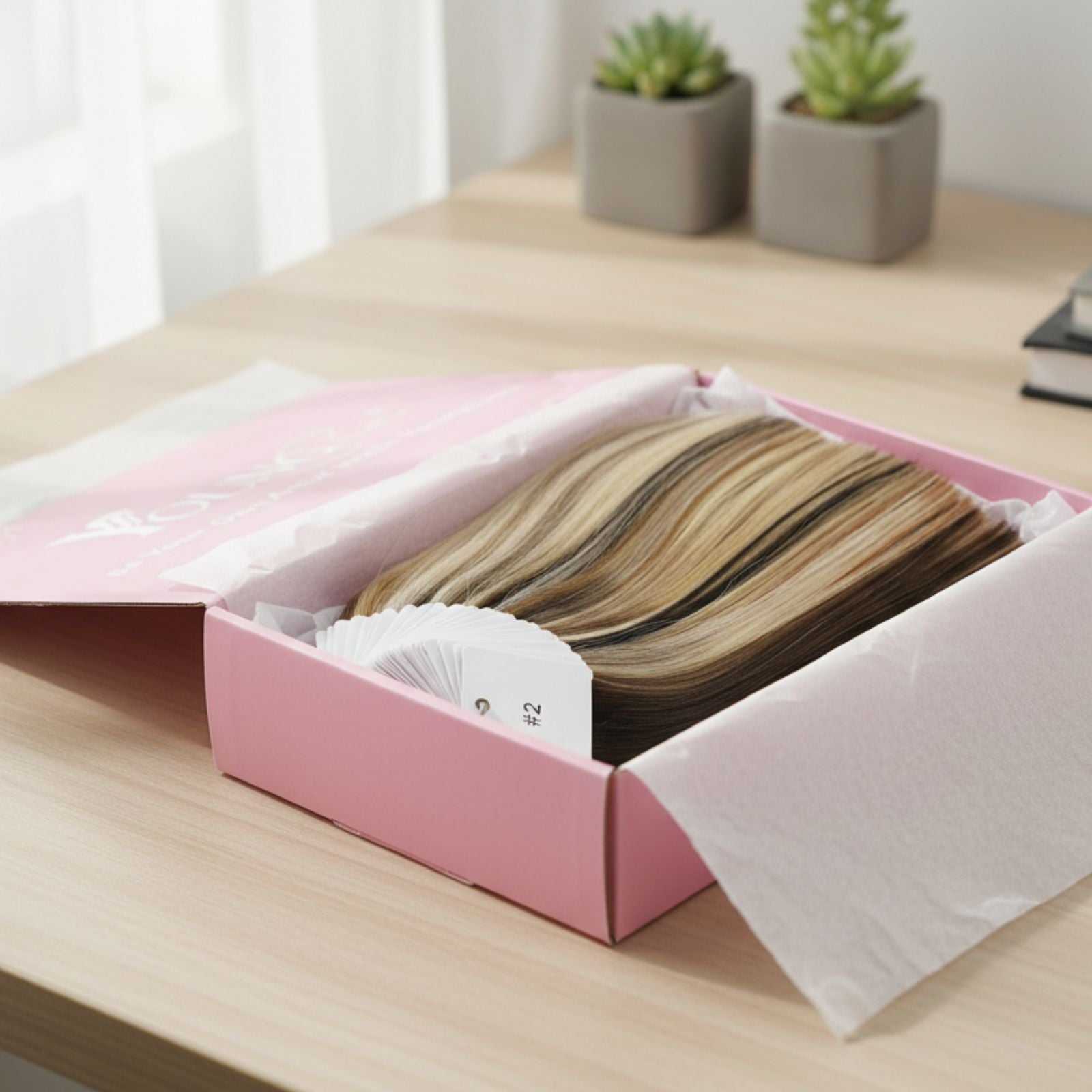 Virgin Human Hair Color Swatch Ring 32 Colors