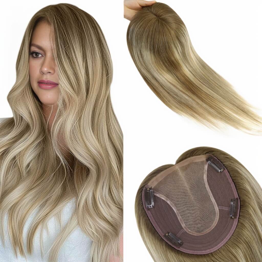 Virgin_Human_Hair_Topper_Balayage_Brown_To_Blonde_For_Thin_Hair