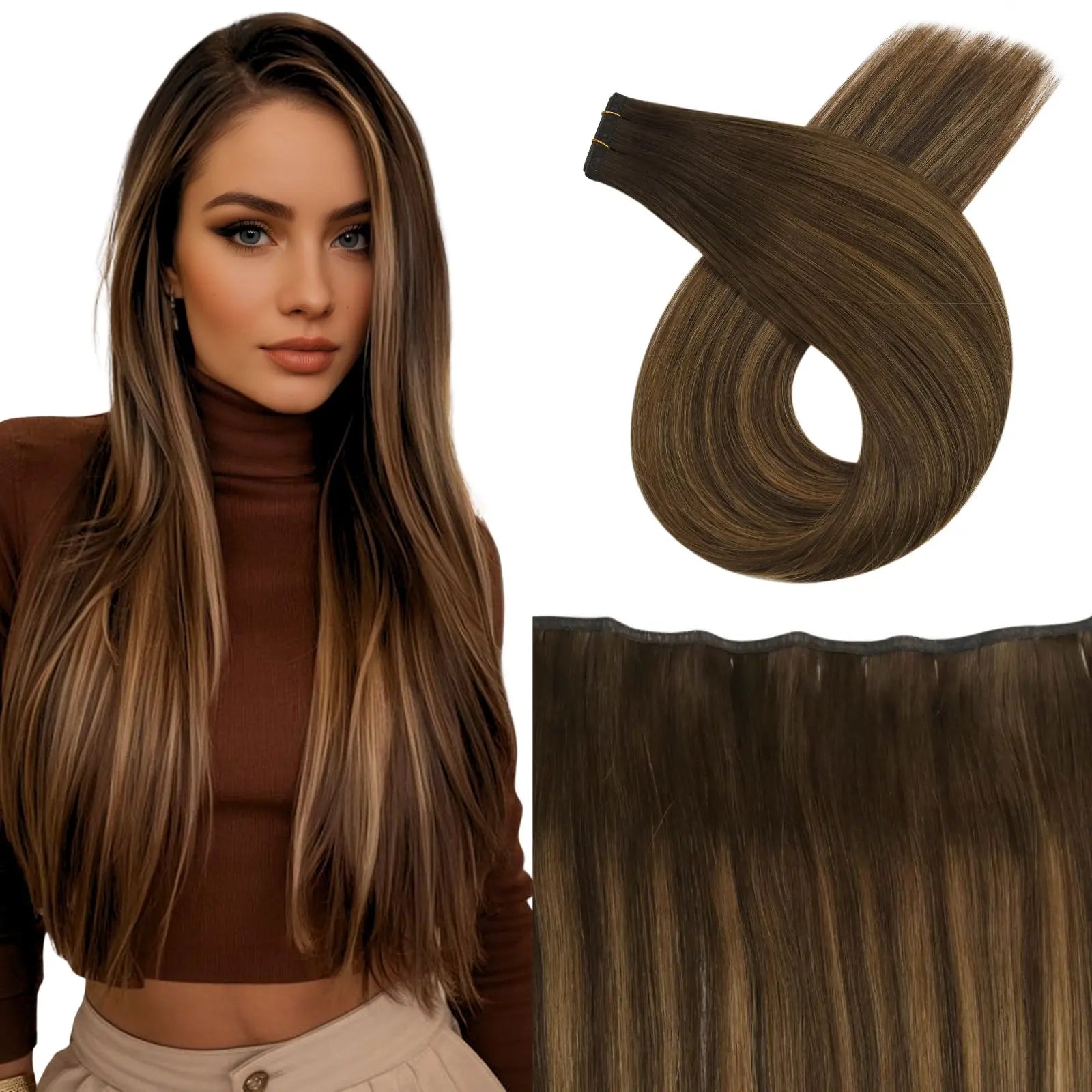 100% real human hair wefts virgin silk weft hair extensions