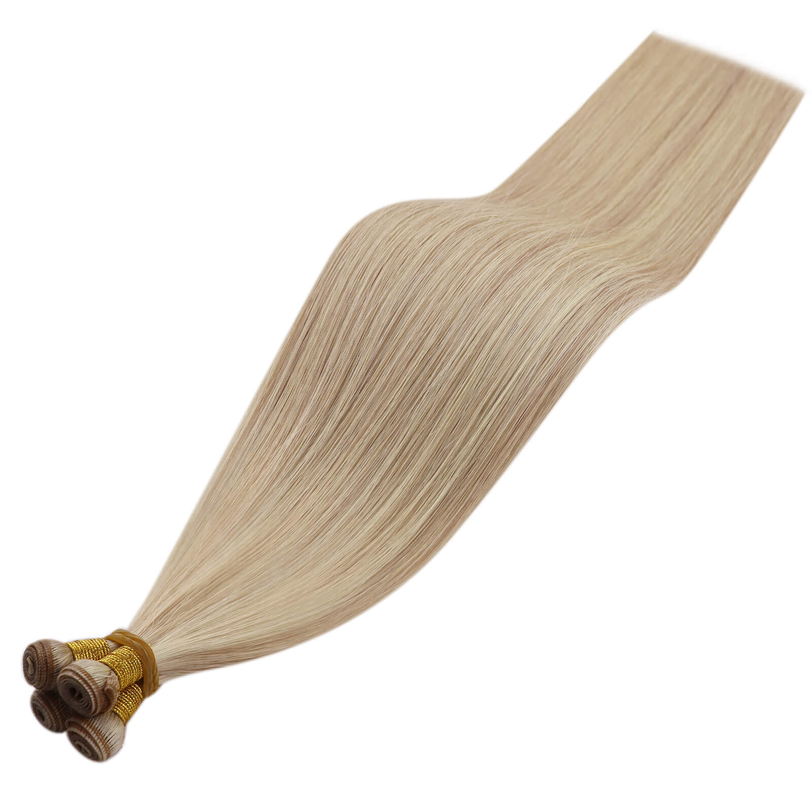 genius weft hair weave seamless human hair bundles