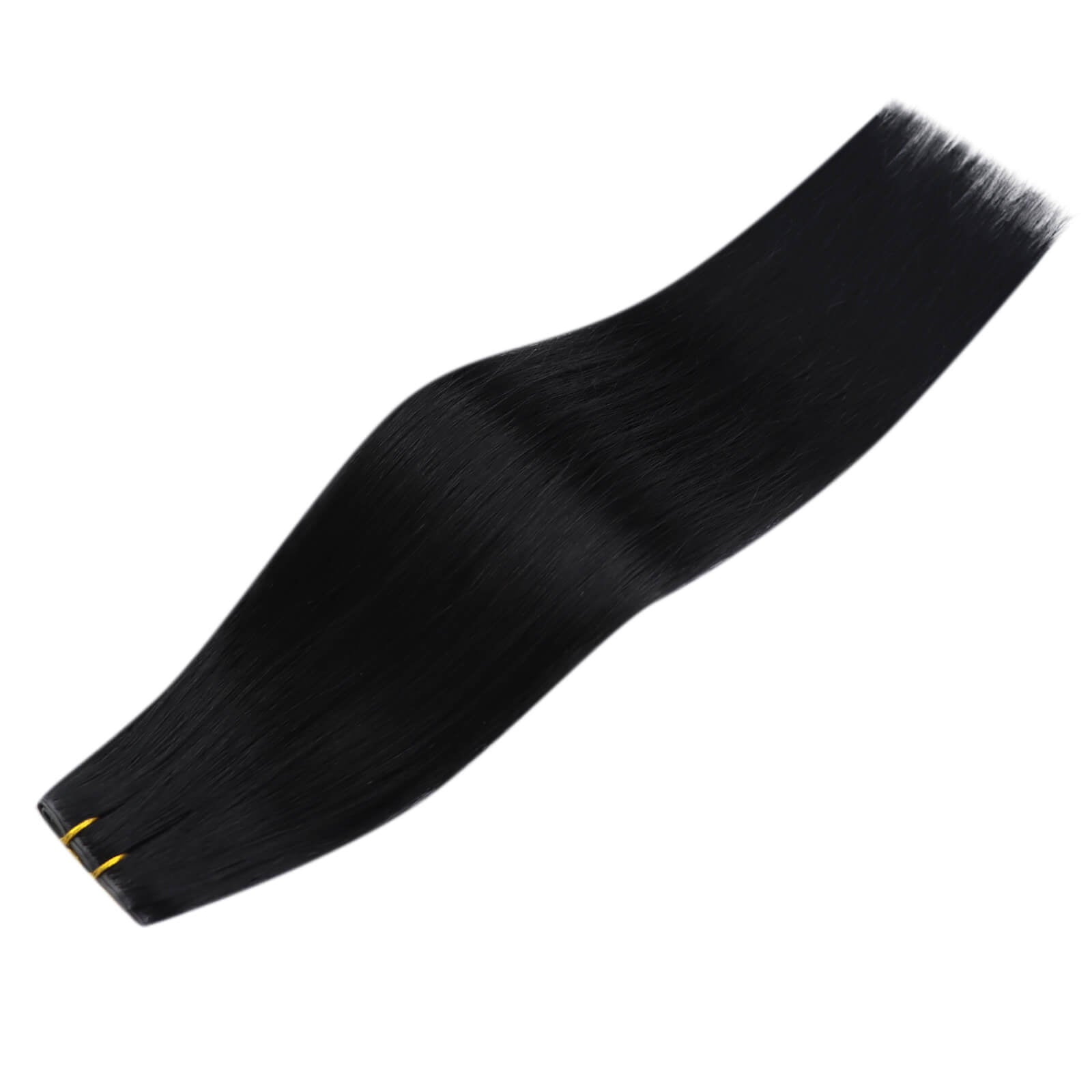 invisible black weft hair extensions