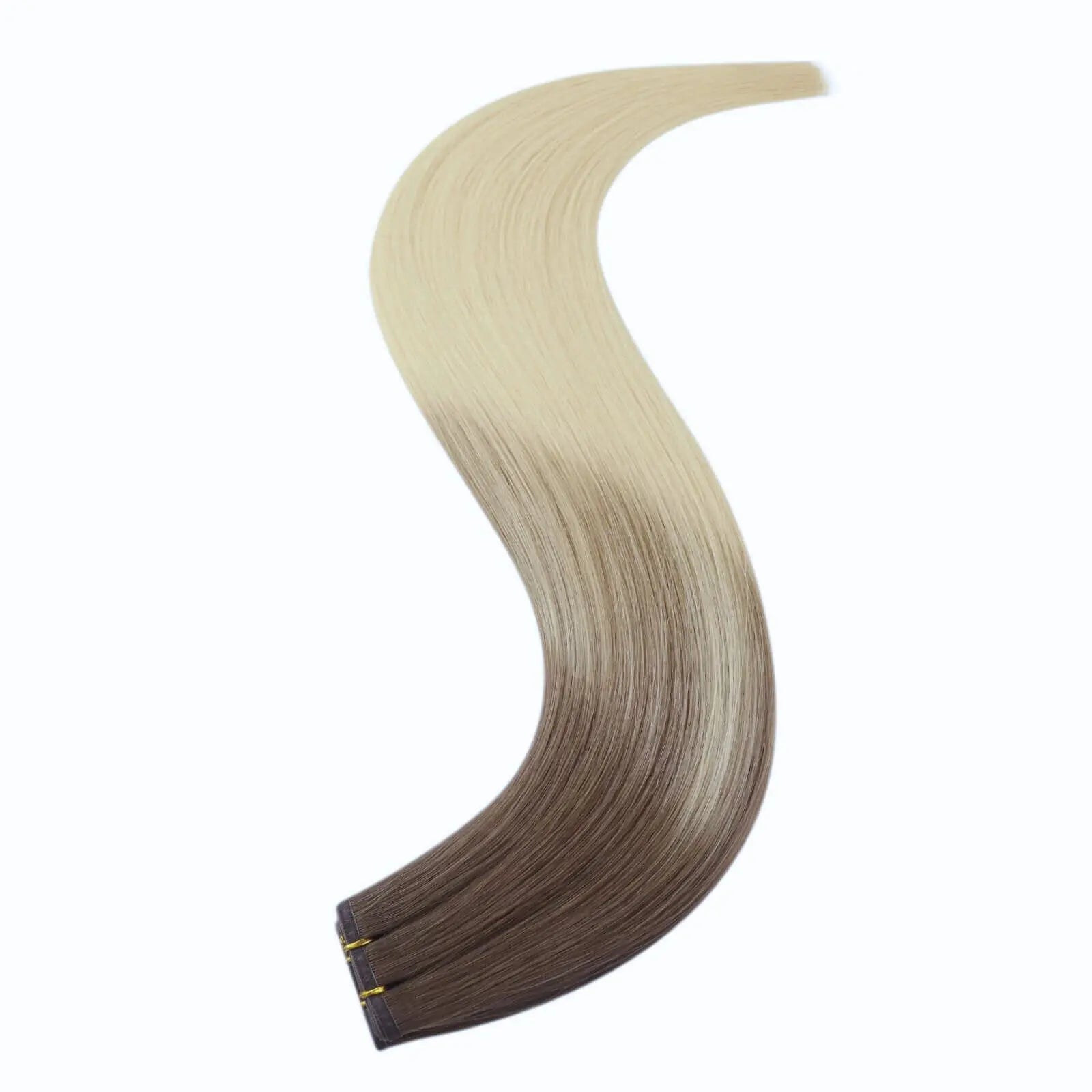 best sew in hair extensions flat silk weft hair for women