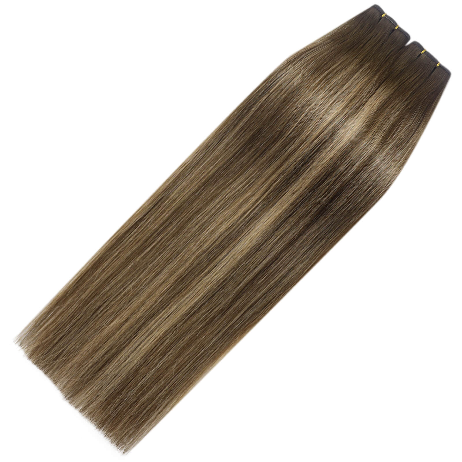 Youngsee flat silk weft hair extensions virgin hair bundles