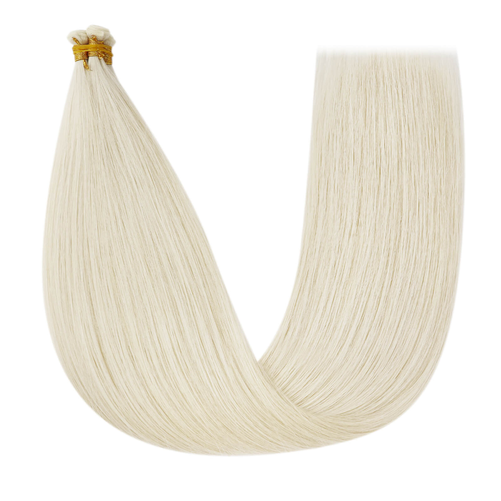 real human hair bundles sew in weft blonde genius weft