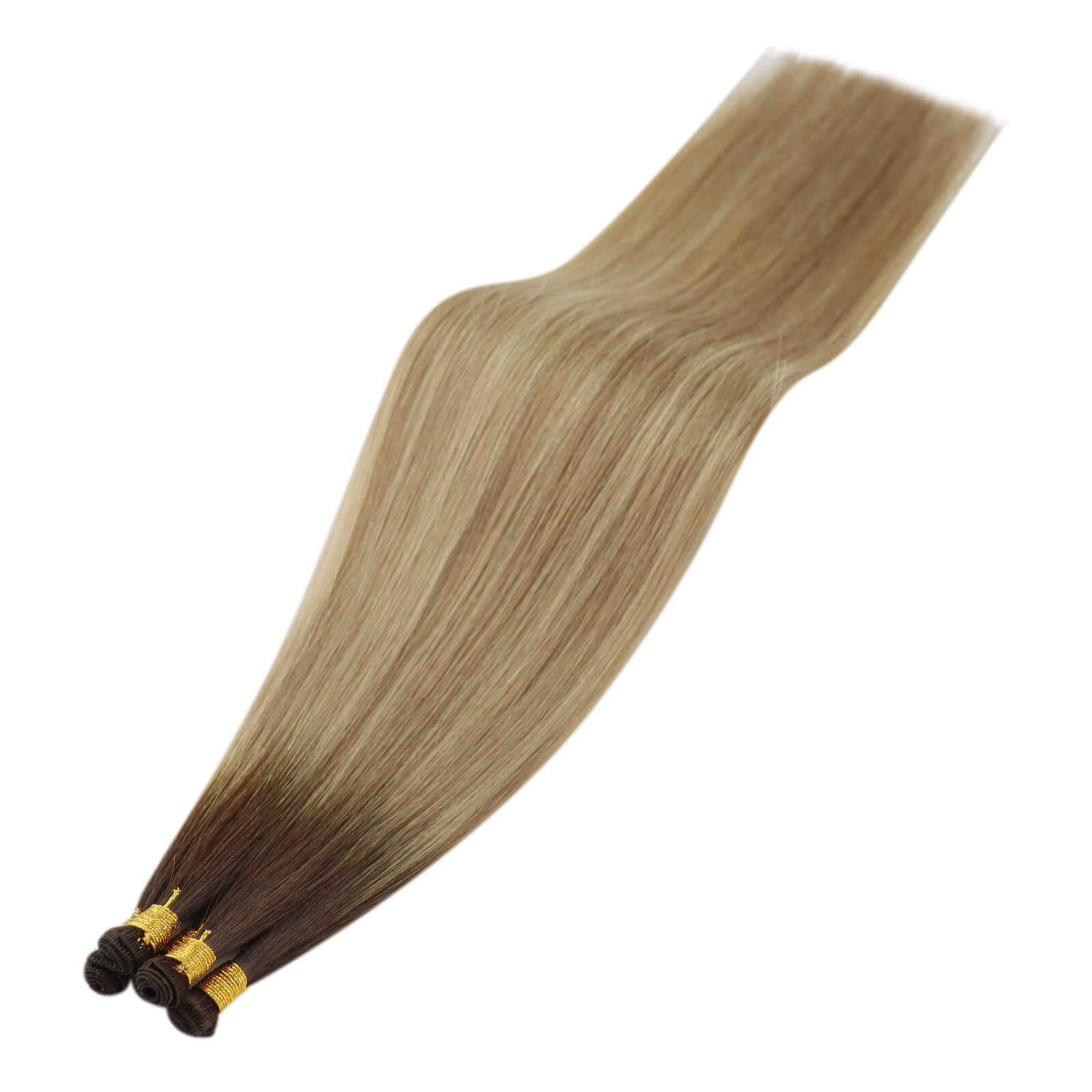 Youngsee hand tied weft extensions 100% real human ahir
