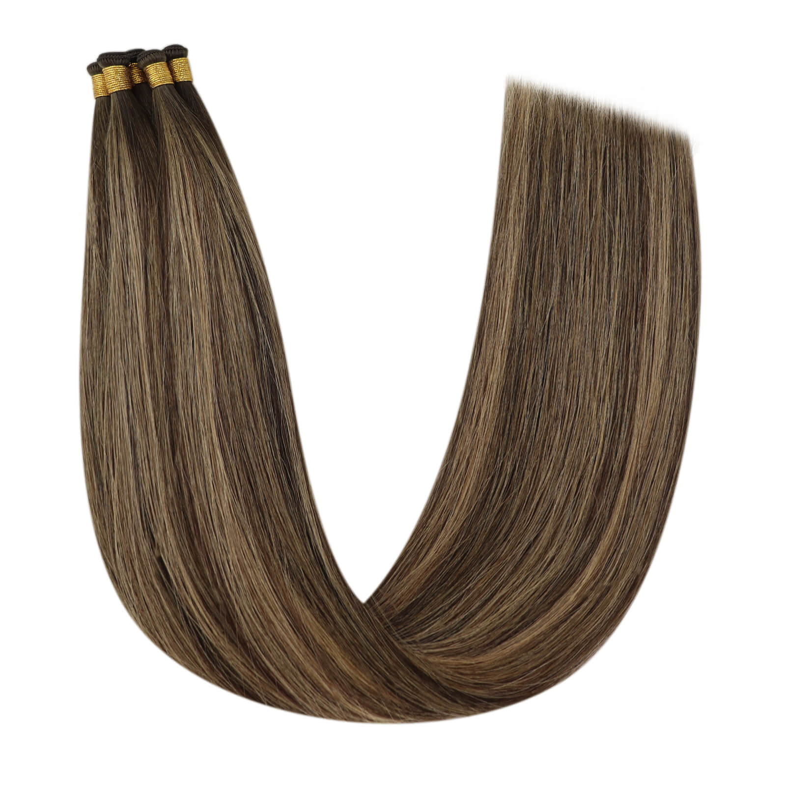 Youngsee hand tied weft extensions humna hair