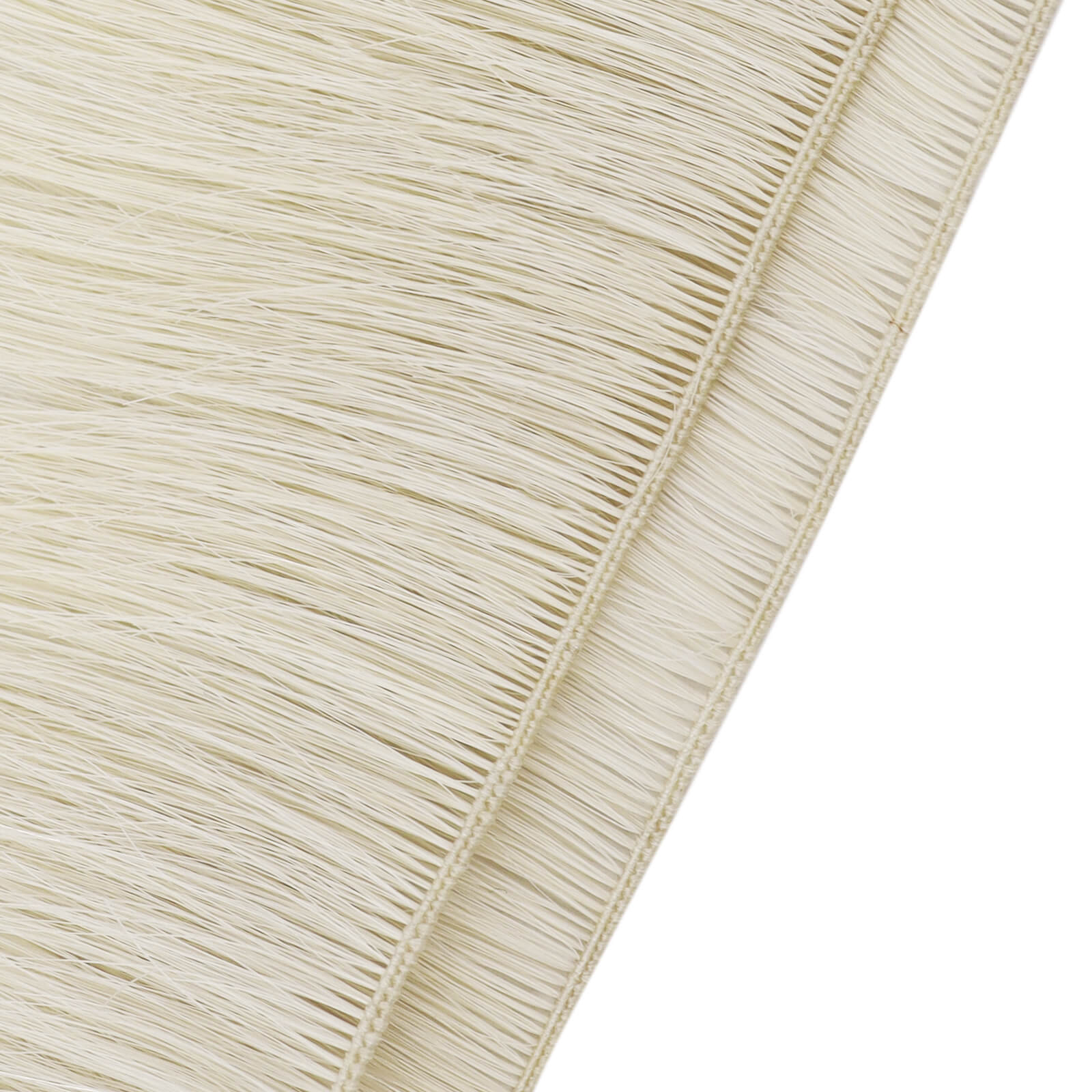 Youngsee hand tied weft extensions virgin human hair whitest blonde