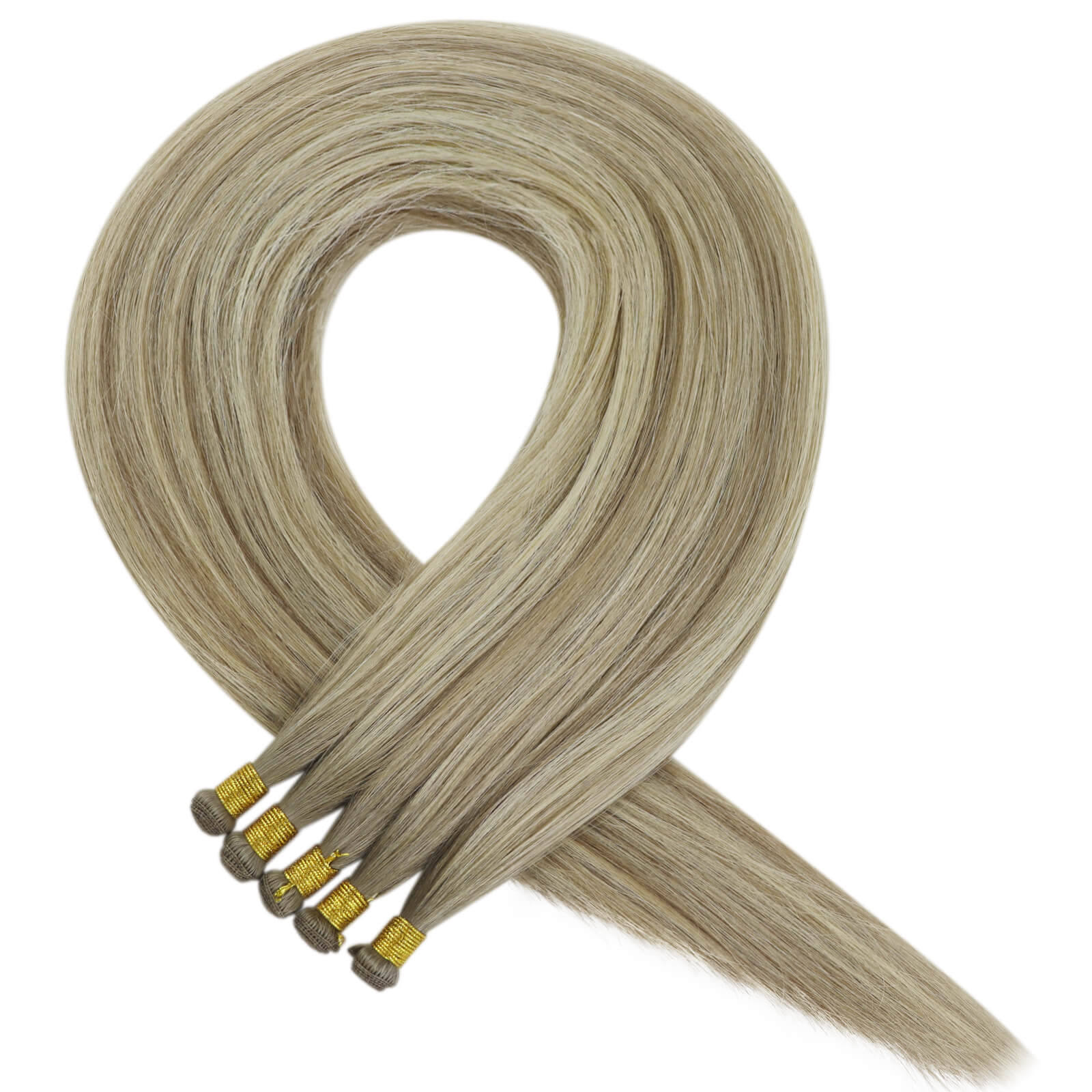 Youngsee hand tied weft extensions virgin human hair