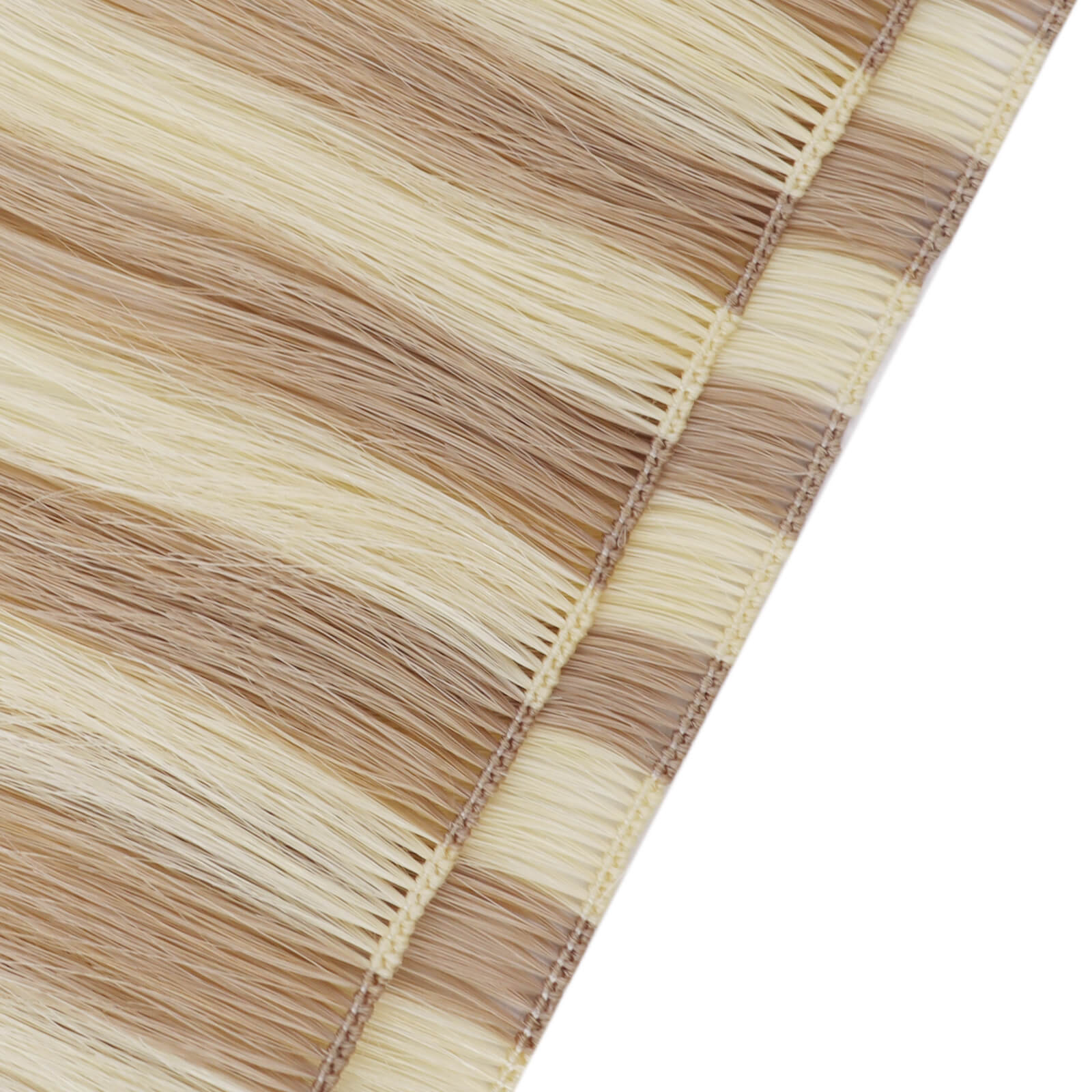 Youngsee hand tied weft extensions virgin humna hair extensions balayage blonde natural look