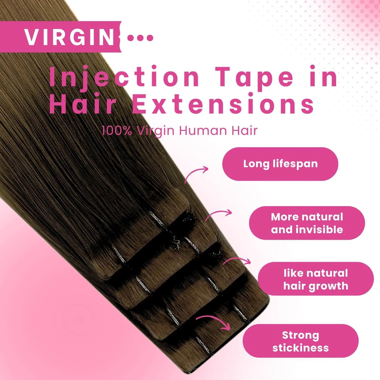 seamless tape in hair extensions professional human hair for women