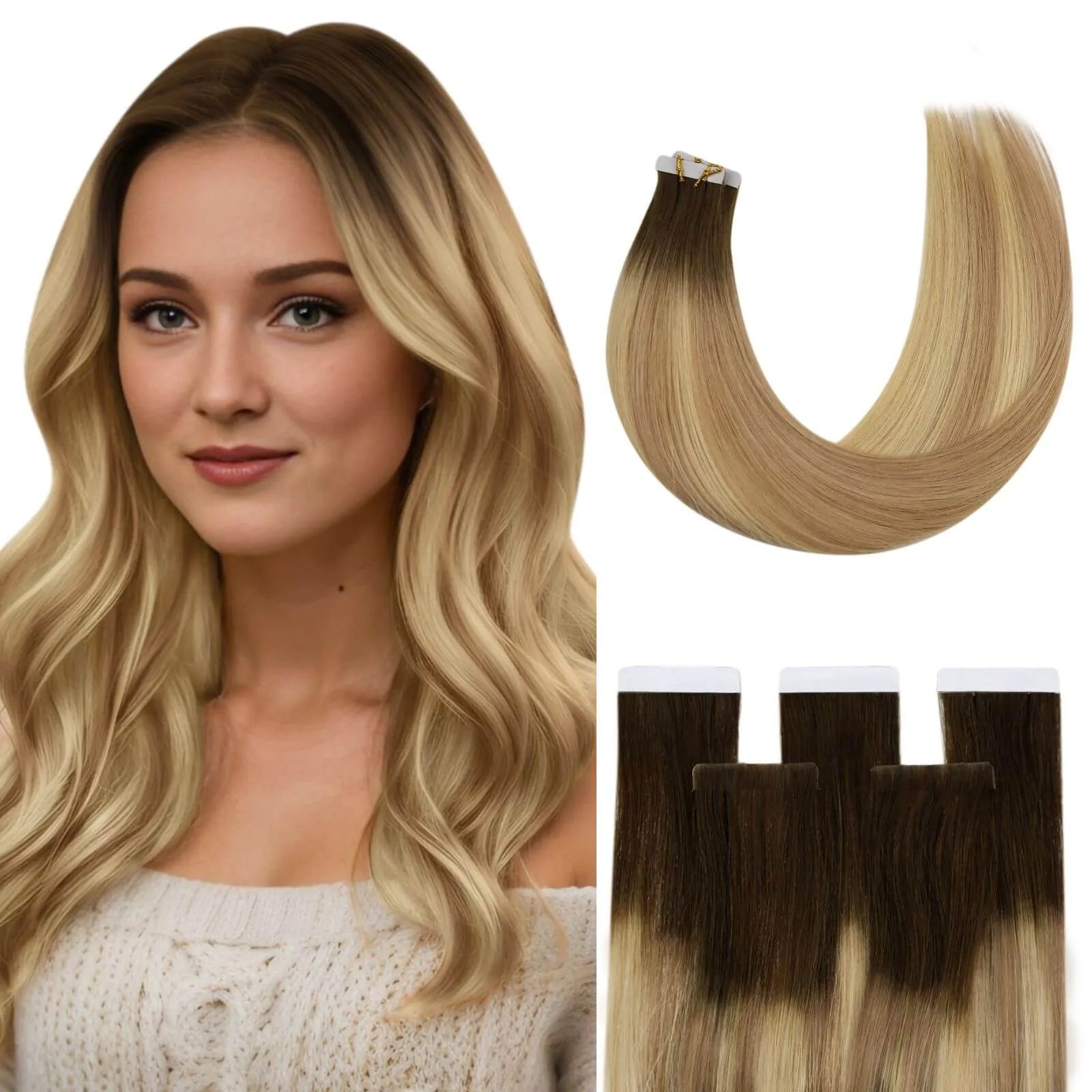 Injection Tape in Hair Extensions