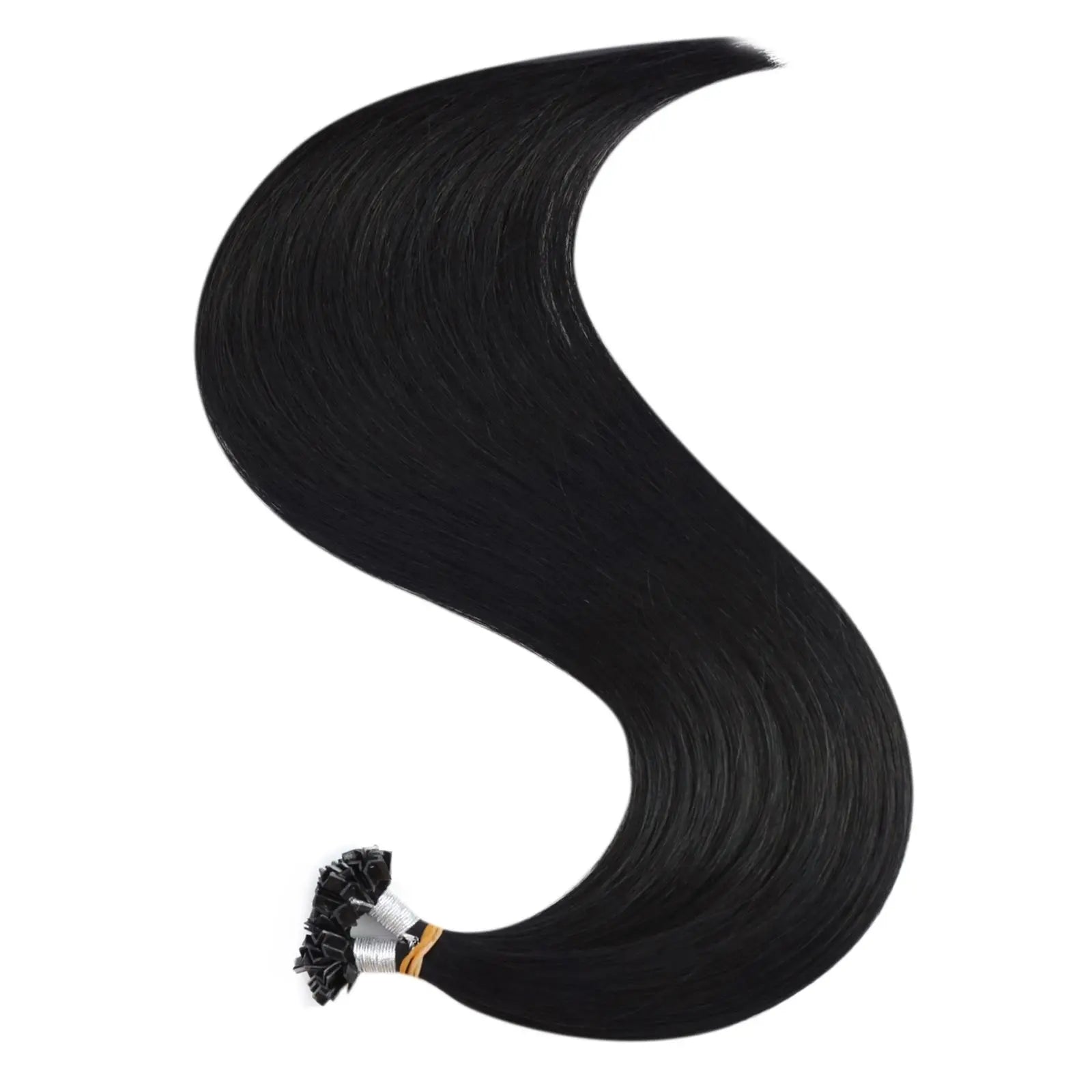 100% virgin human hair keratin hair extensions