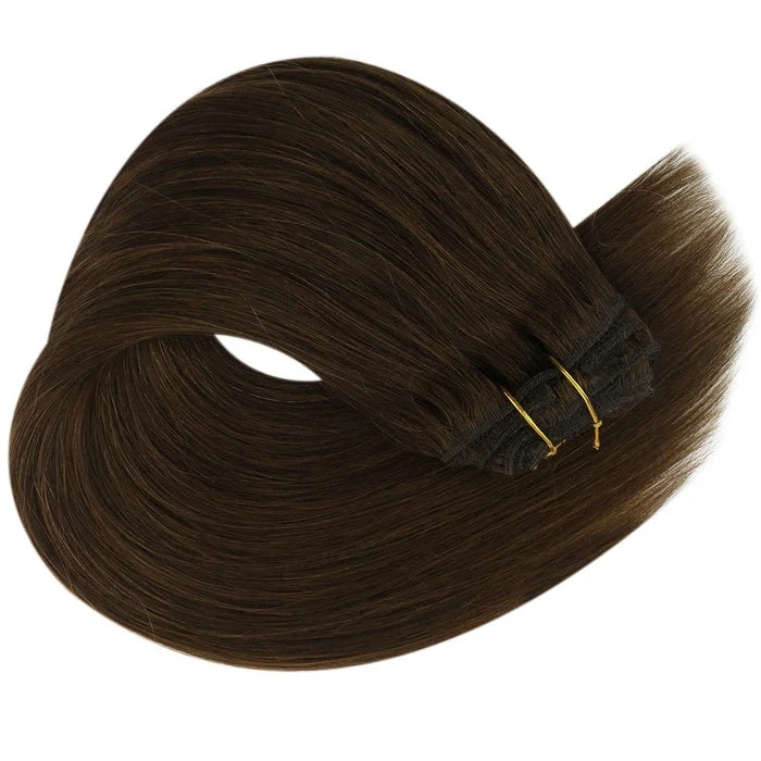 clip in hair extensions,brown hair extensions,human hair extensions,clip ins