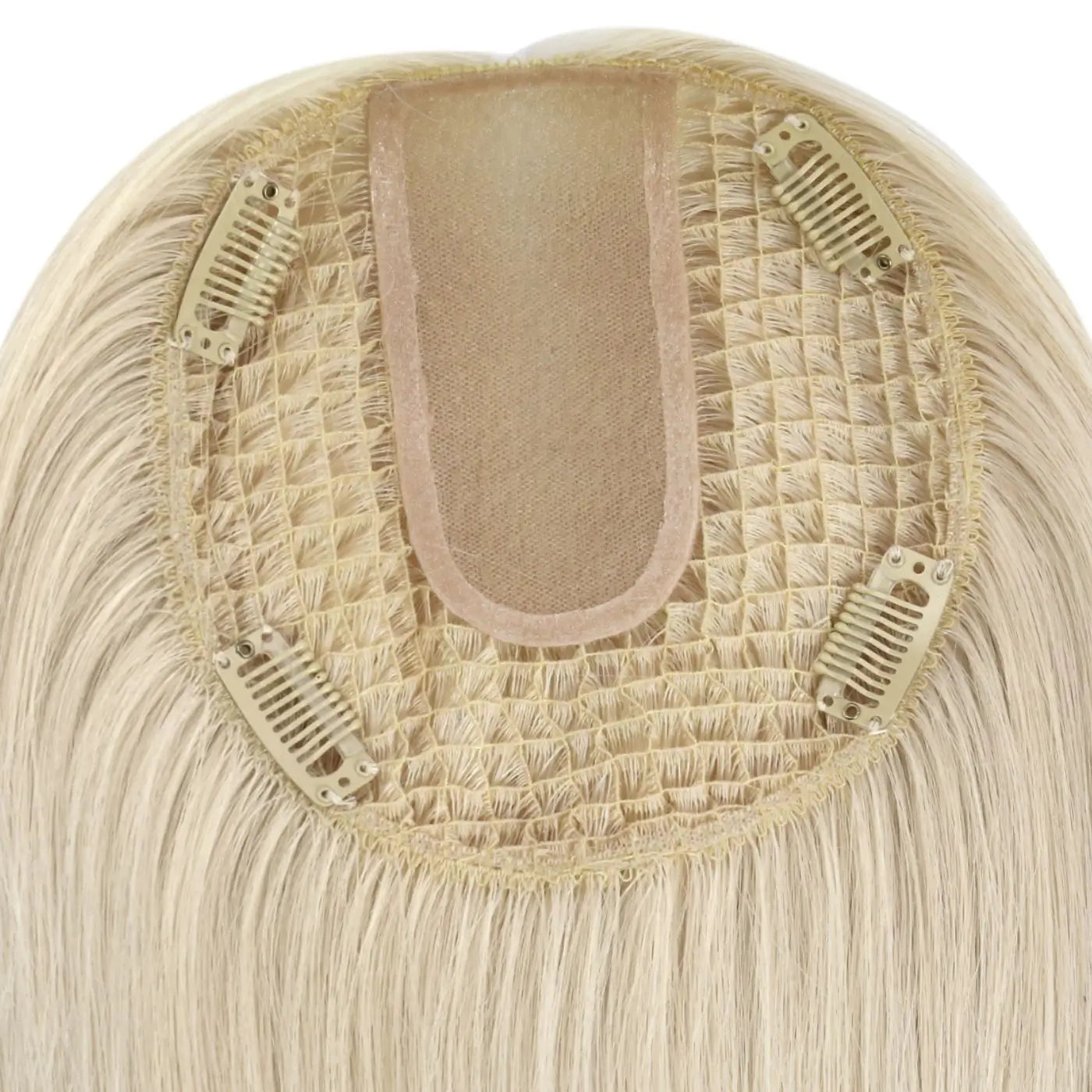 fishnet base human hair topper