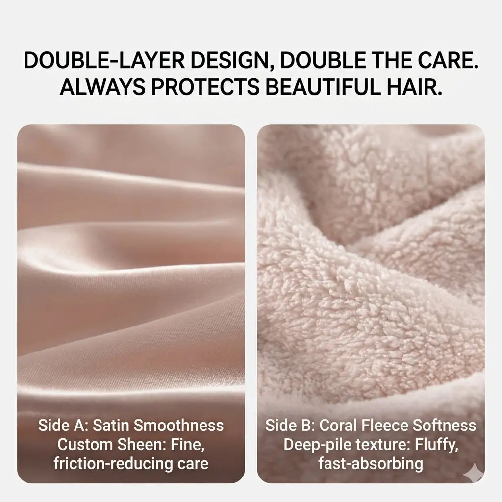 hair drying cap-hair towel wrap