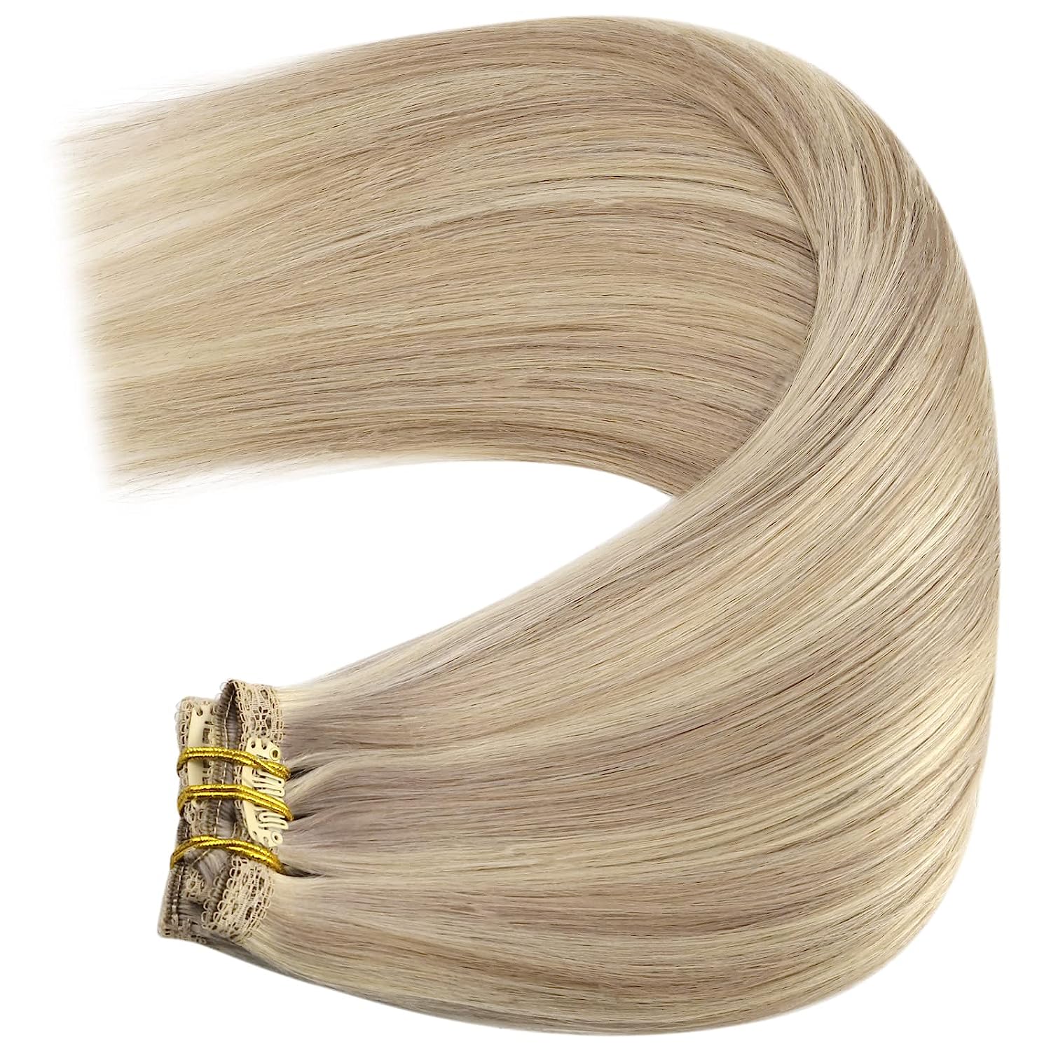 7pcs Clip in Remy Human Hair Extensions