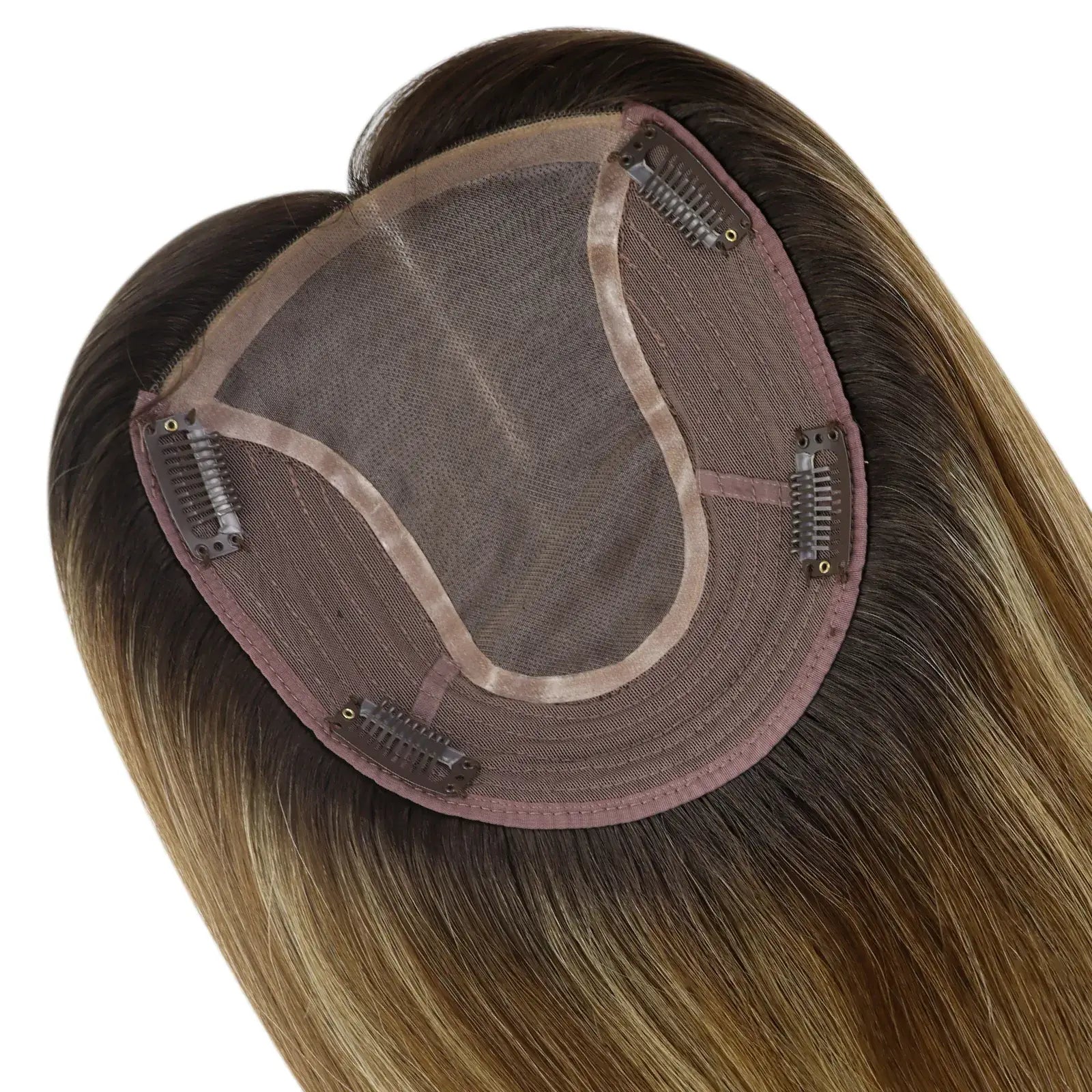 human_hair_topper_balayage_color_for_thin_hair