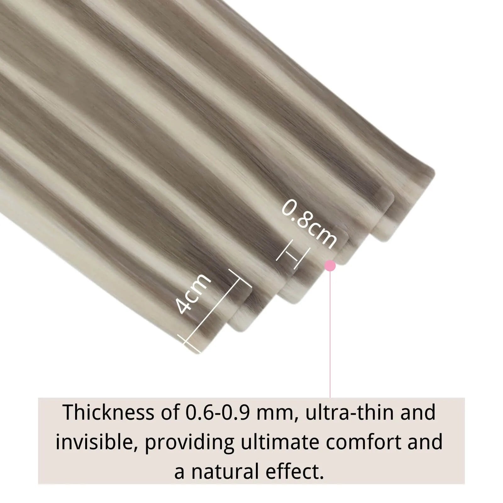 seamless tape in hair extensions ultra-thin for women