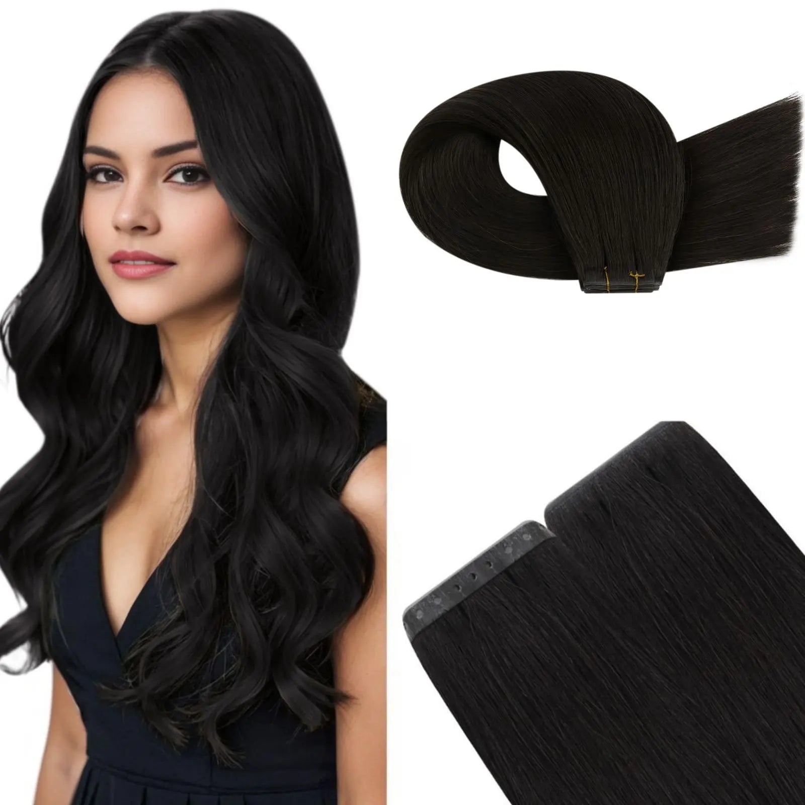 sew in virgin human hair weave off black