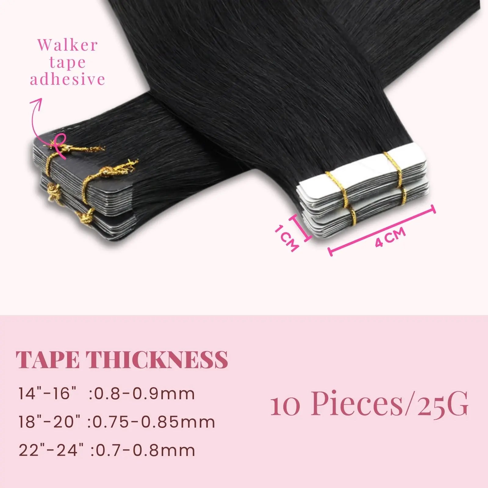 jet black tape in hair extensions