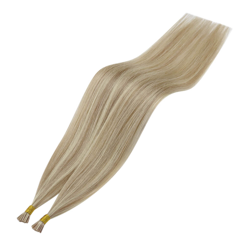 blonde i tip hair extensions