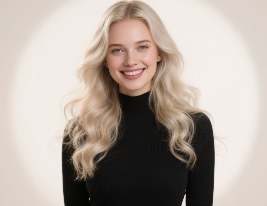 platinum blonde human hair extensions