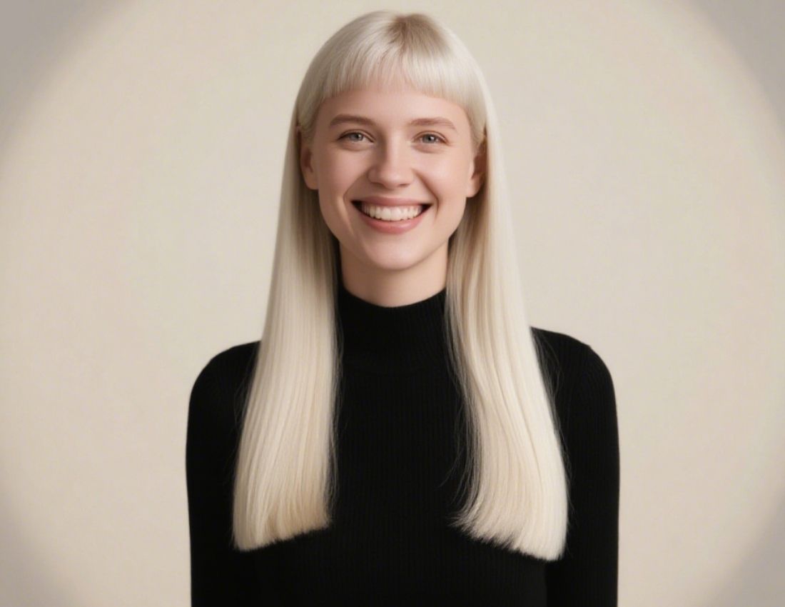 platinum blonde human hair extensions