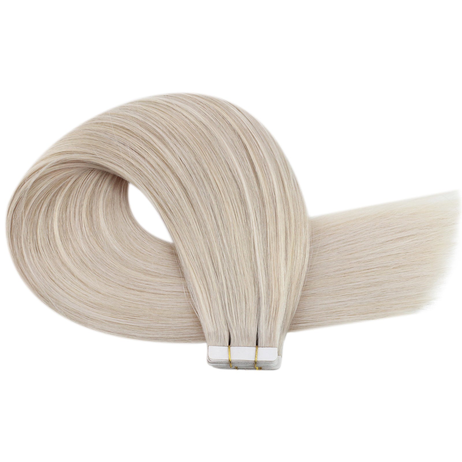remy human hair blonde tape ins