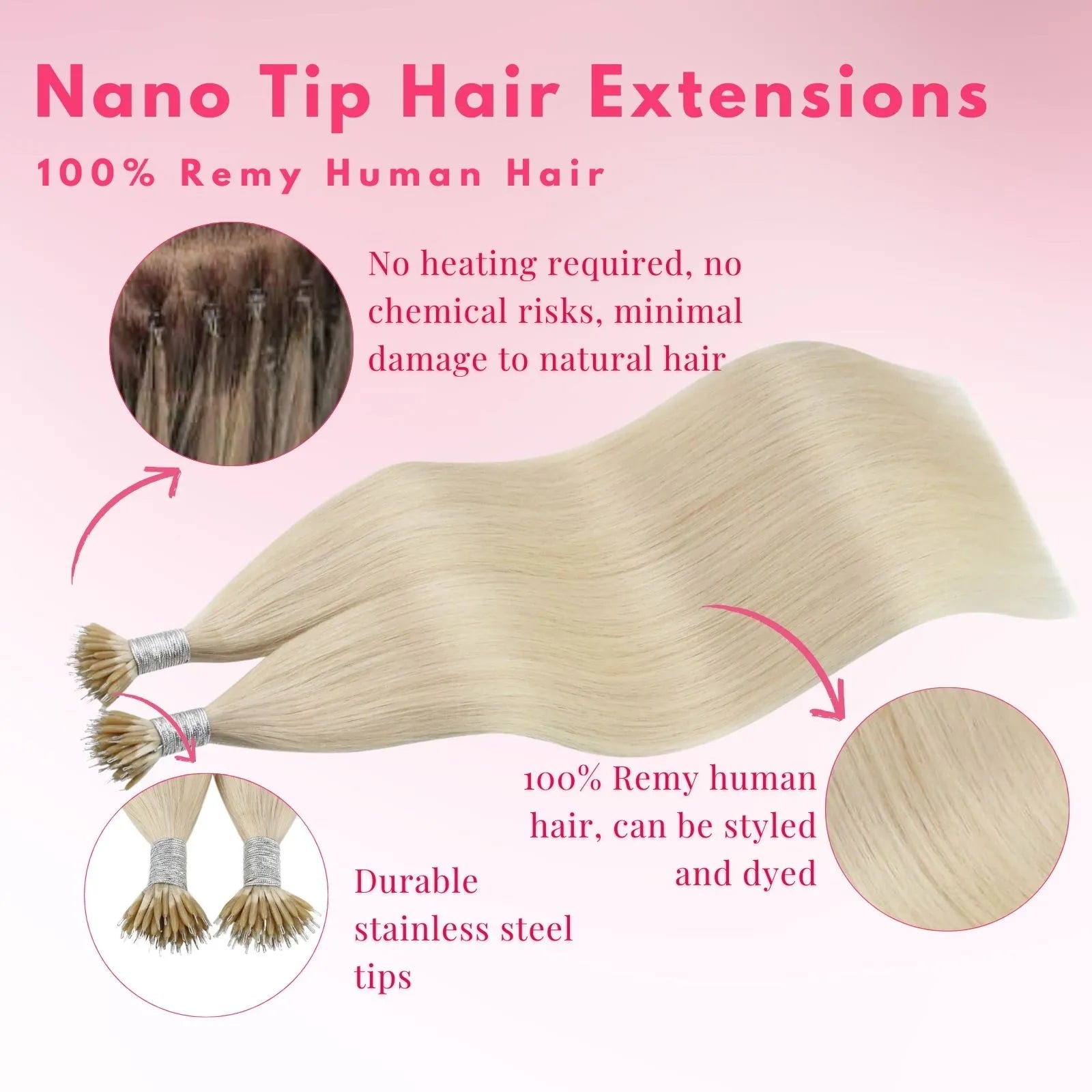 best nano tip hair for thin hair