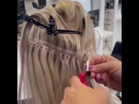 how to apply butterfly weft hair