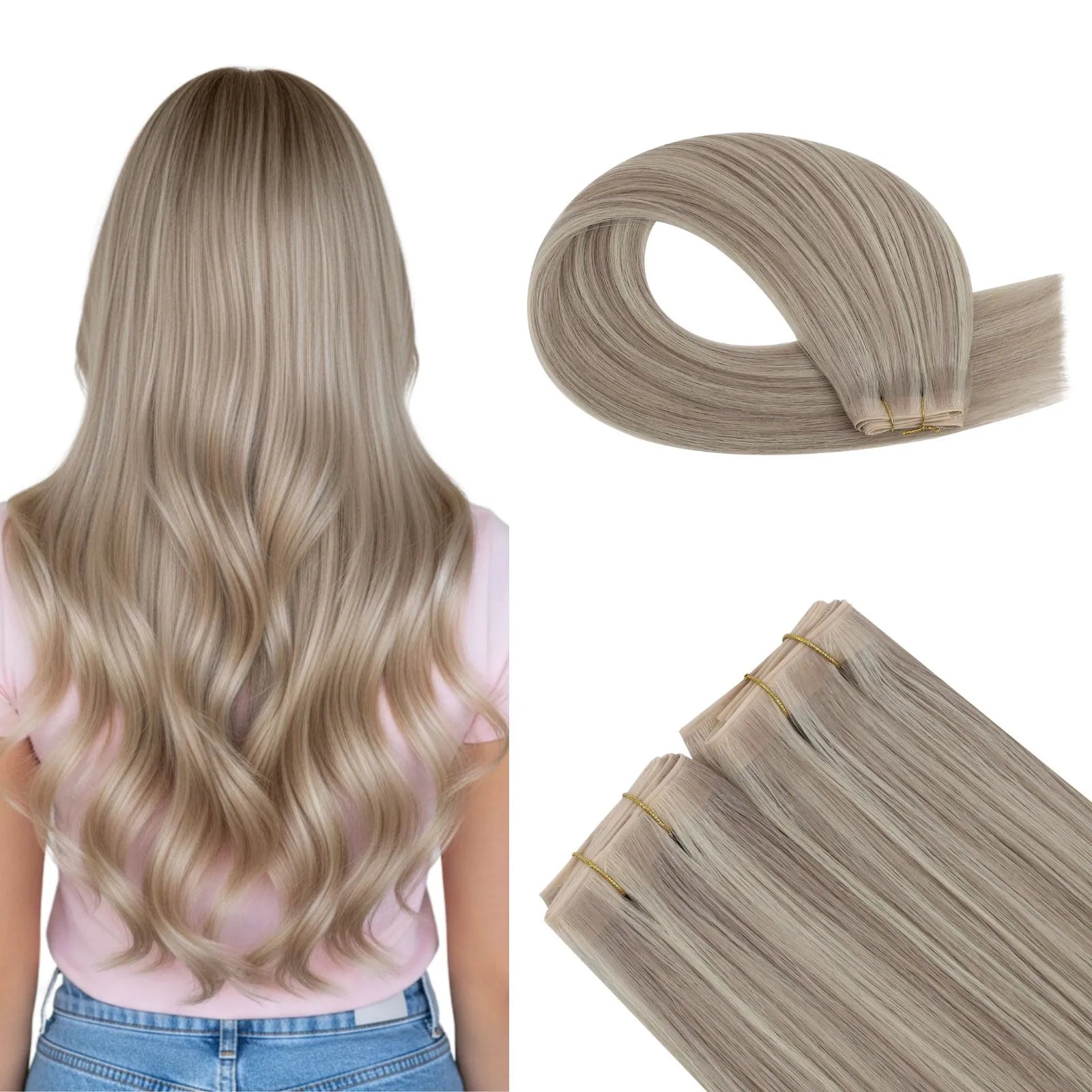 butterfly hair extensions virgin human hair weft