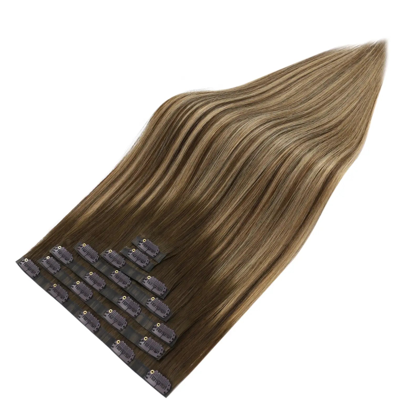 pu clip in hair extensions,seamless clip in hair extensions,injection clip in hair extensios